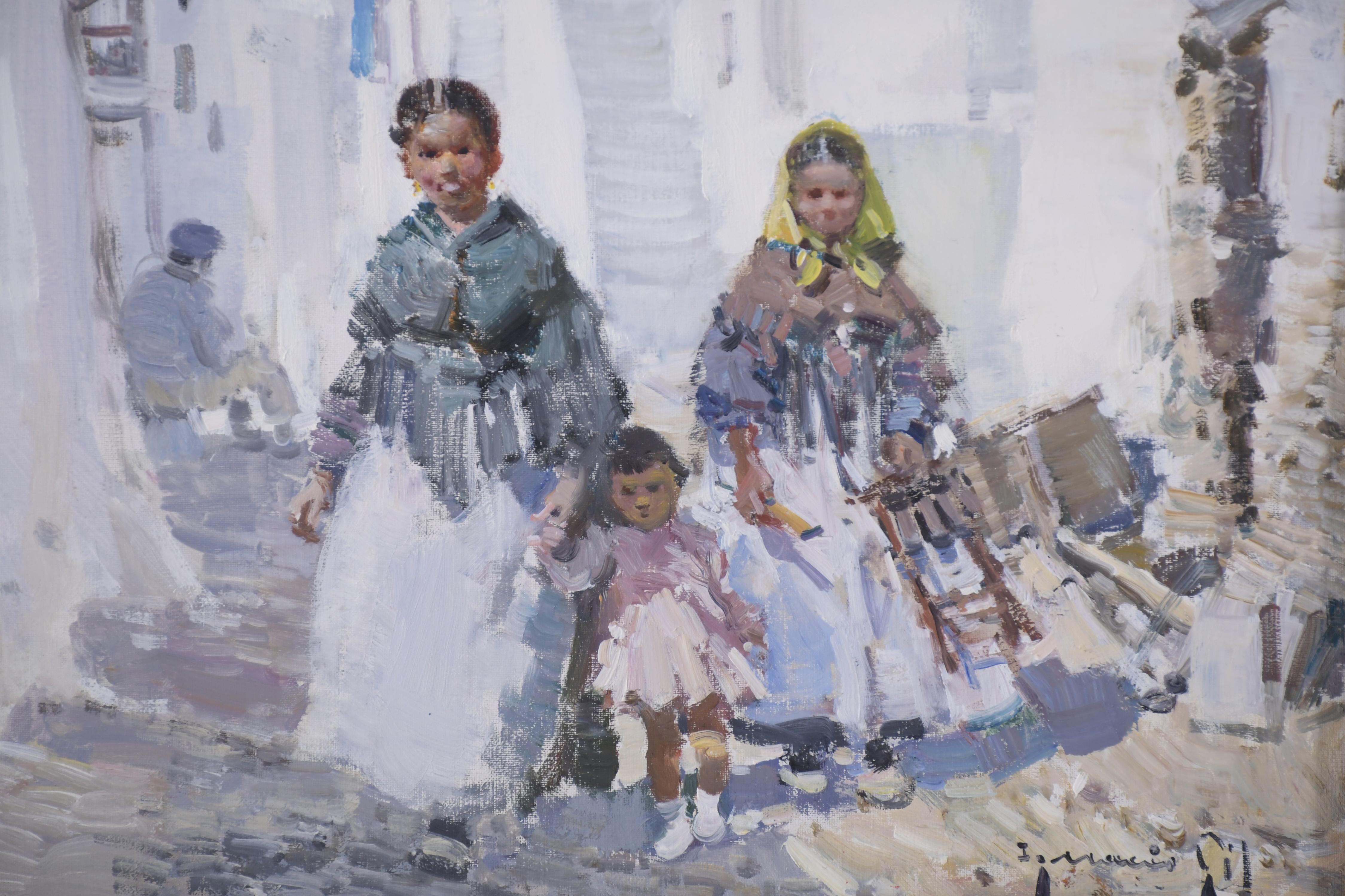 IGNACIO GIL (1913-2003). "NIÑAS IBICENCAS".