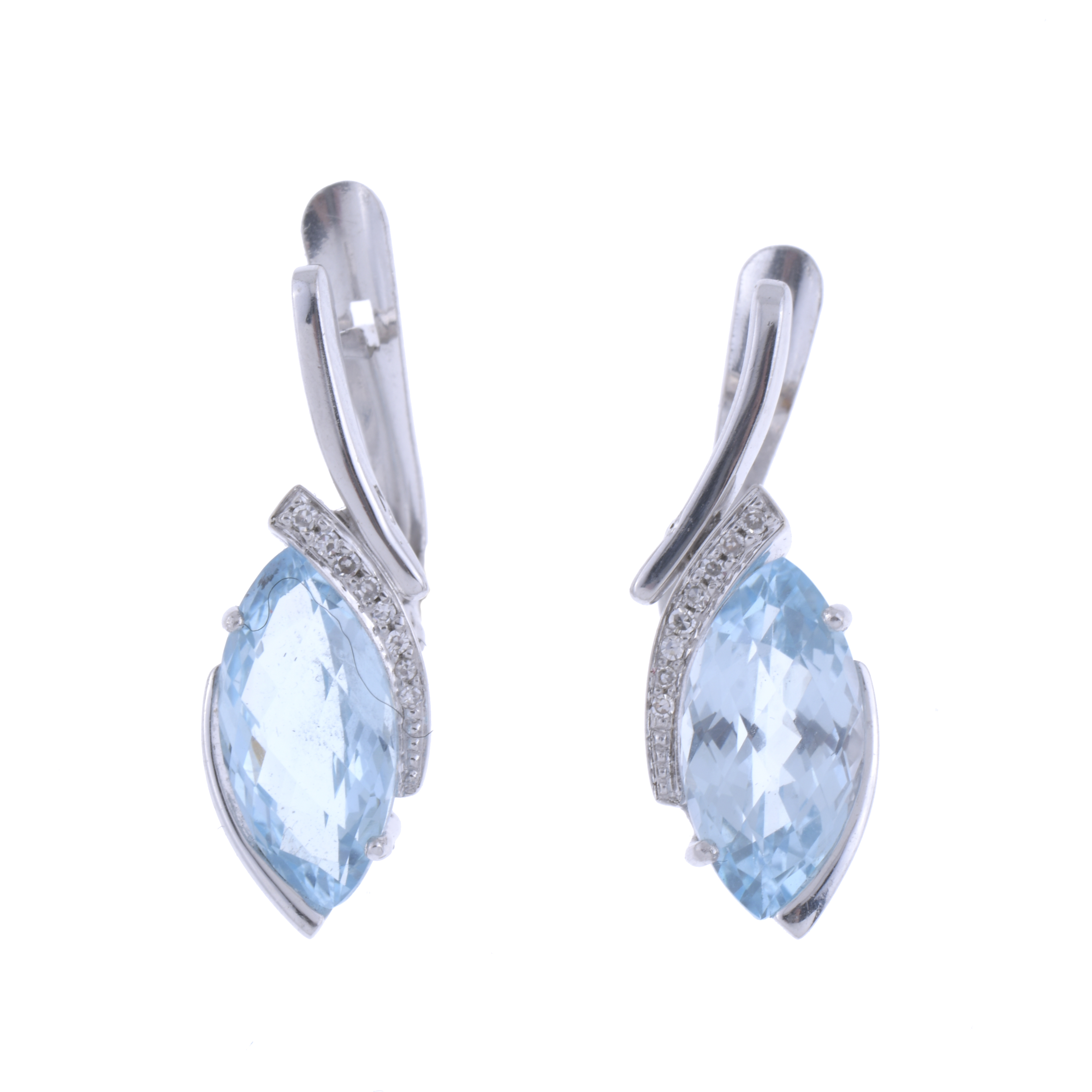 PENDIENTES TOPACIO AZUL