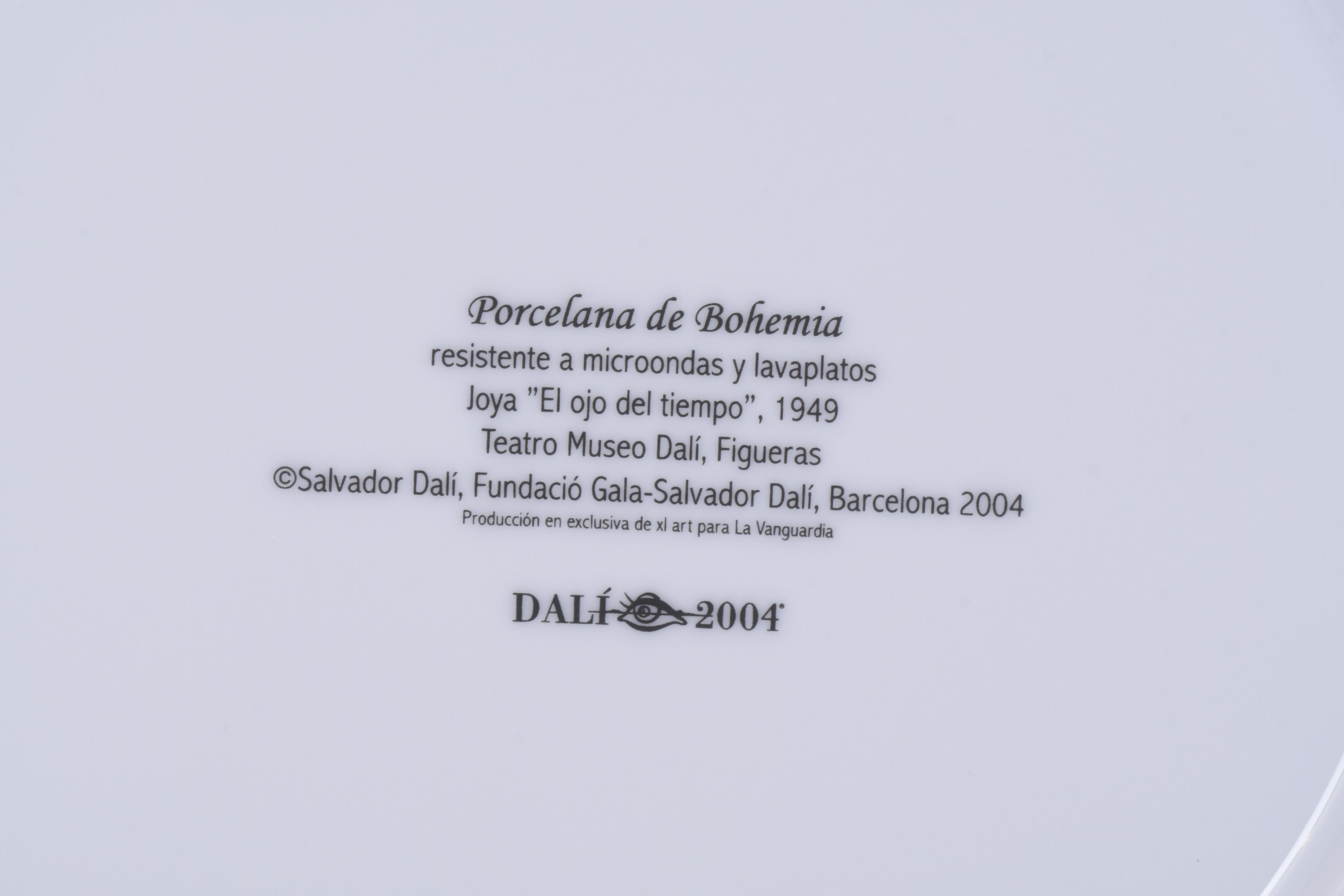 SALVADOR DALÍ I DOMÈNECH (1904-1989). VAJILLA EN PORCELANA 