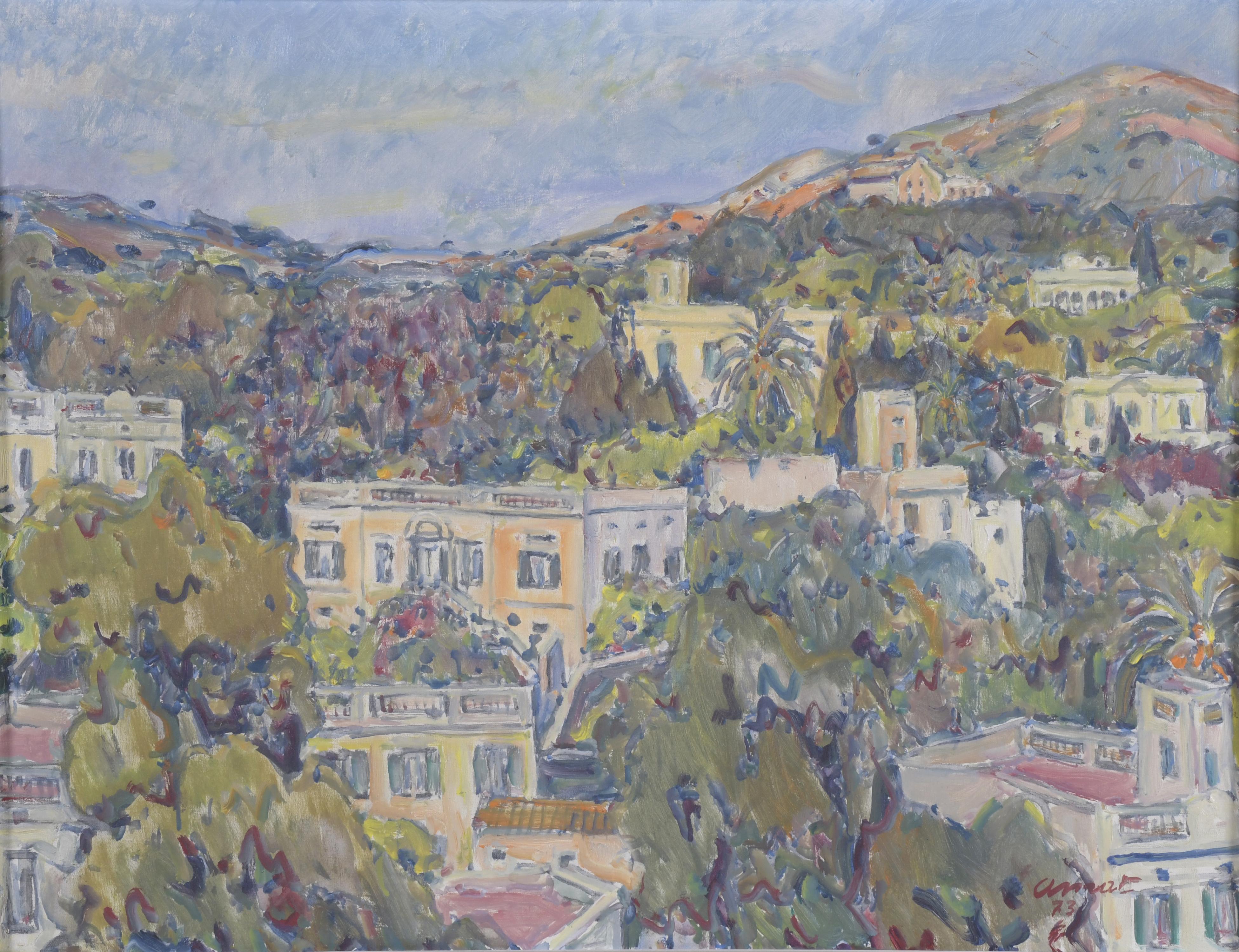 JOSEP AMAT PAGES (1901-1991). "PANORÁMICA SANT GERVASI".