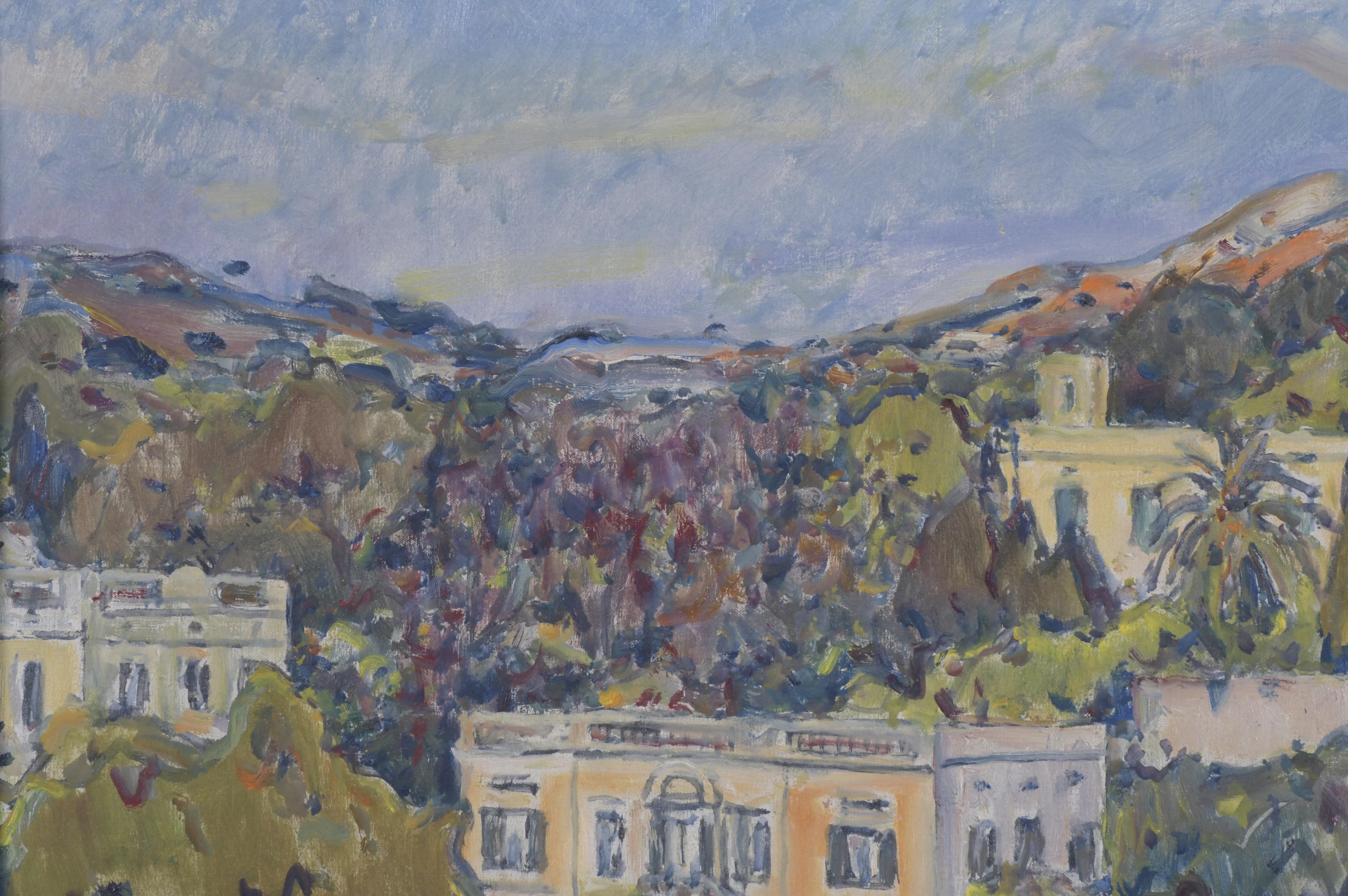 JOSEP AMAT PAGES (1901-1991). "PANORÁMICA SANT GERVASI".