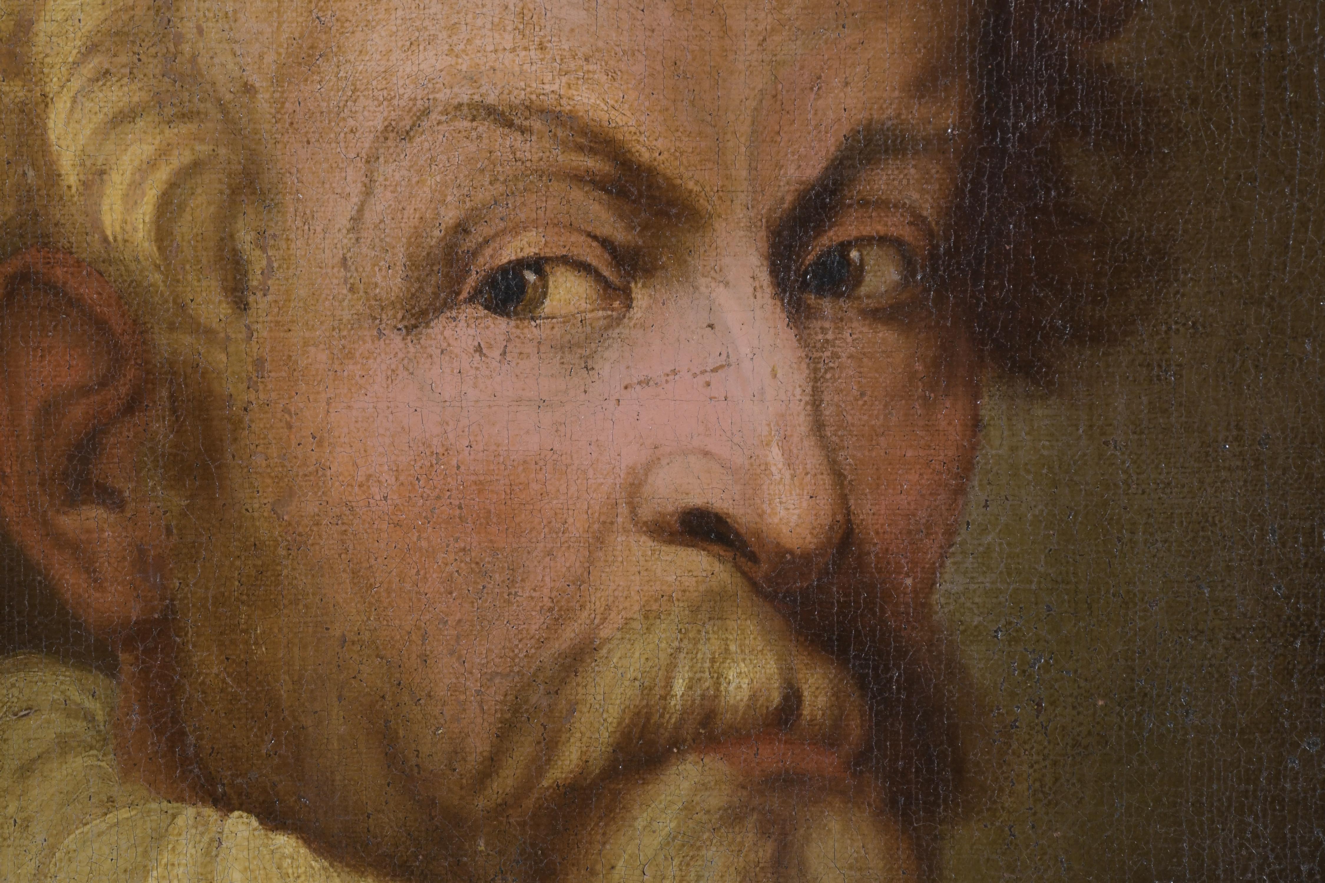 ESCUELA ESPAÑOLA, FIN. SIGLO XIX. "RETRATO CABALLERO".