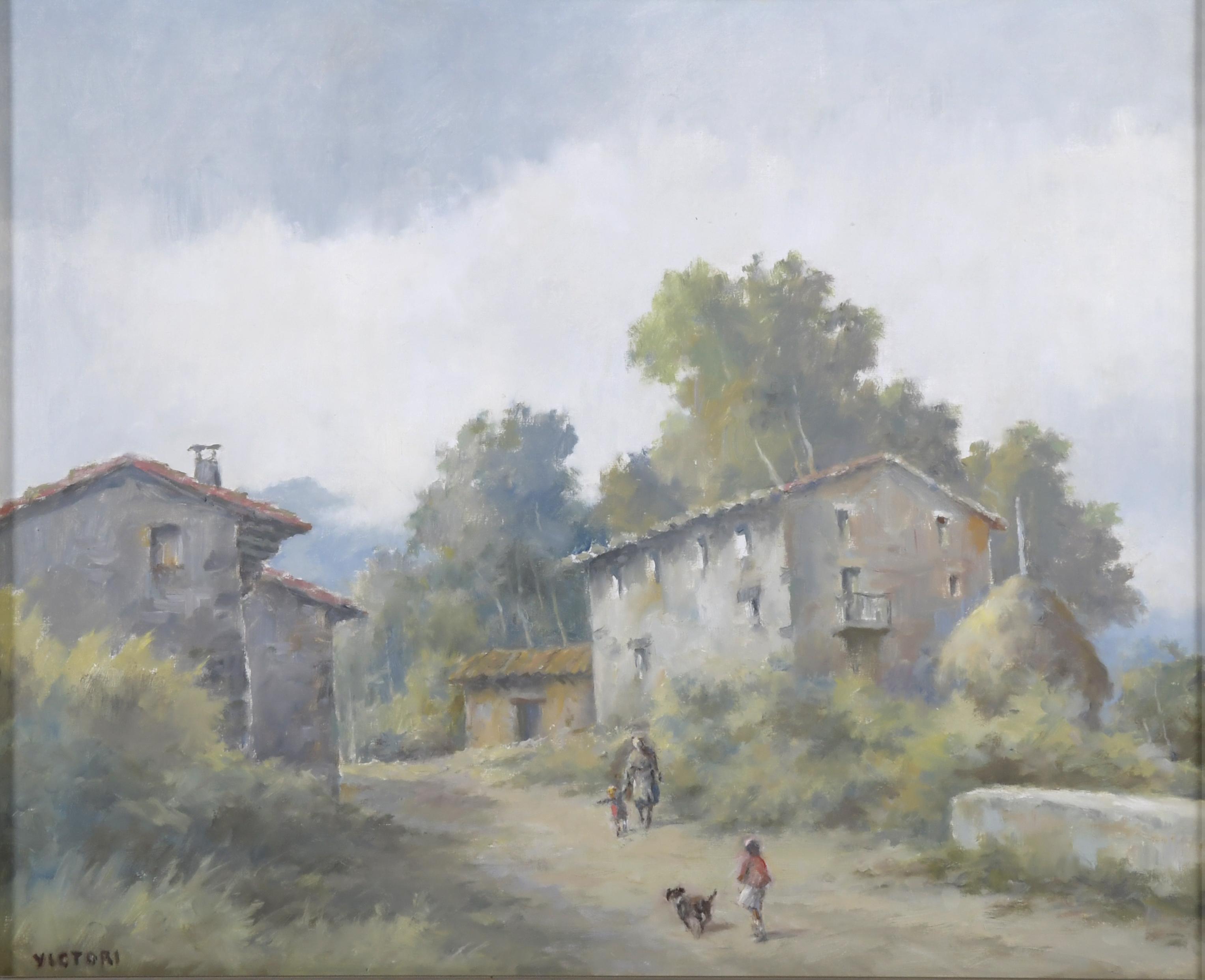 LLUÍS VICTORI ELIAS (1906-1982).  "PAISAJE".