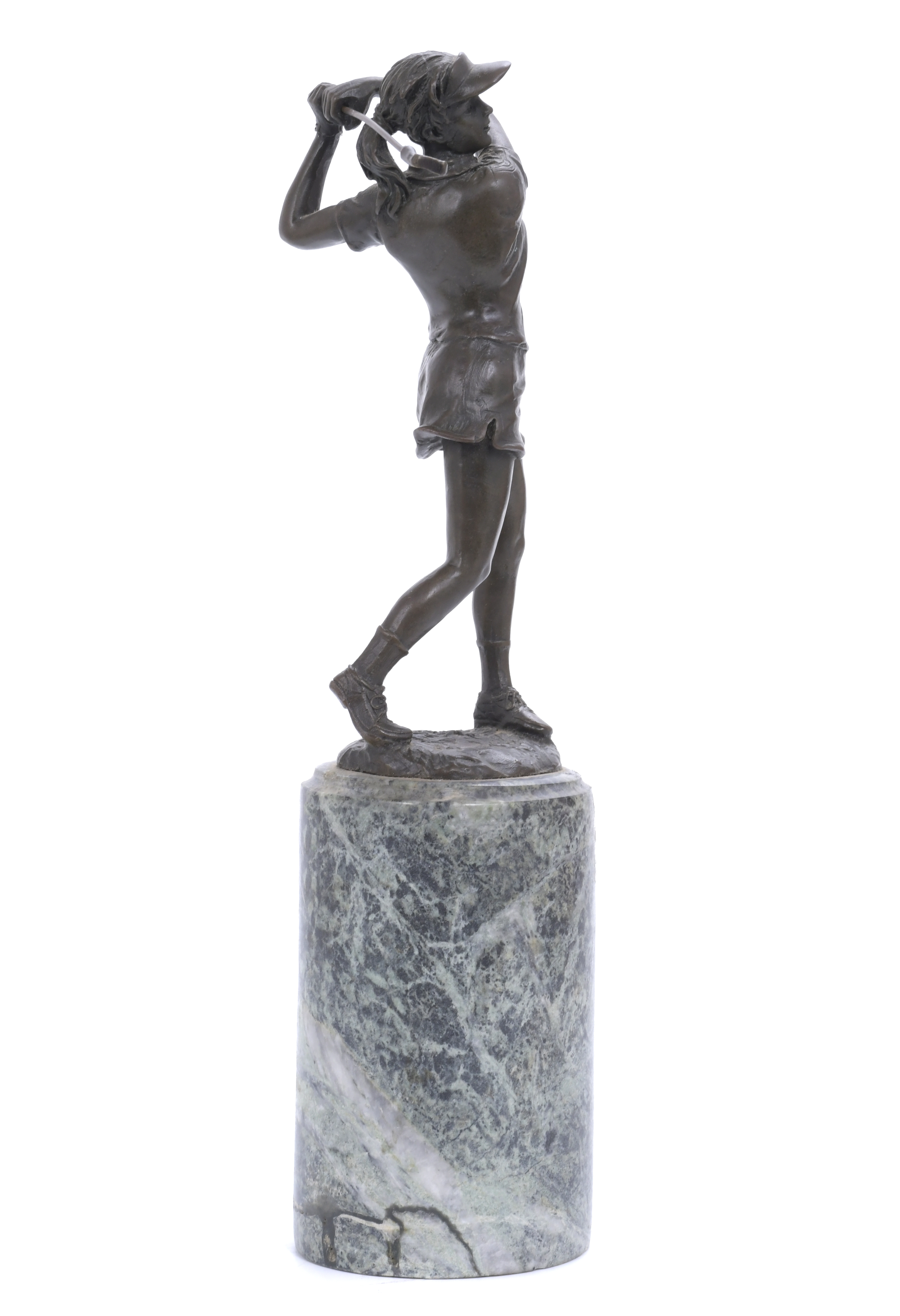 ESCULTURA JUGADORA GOLF.