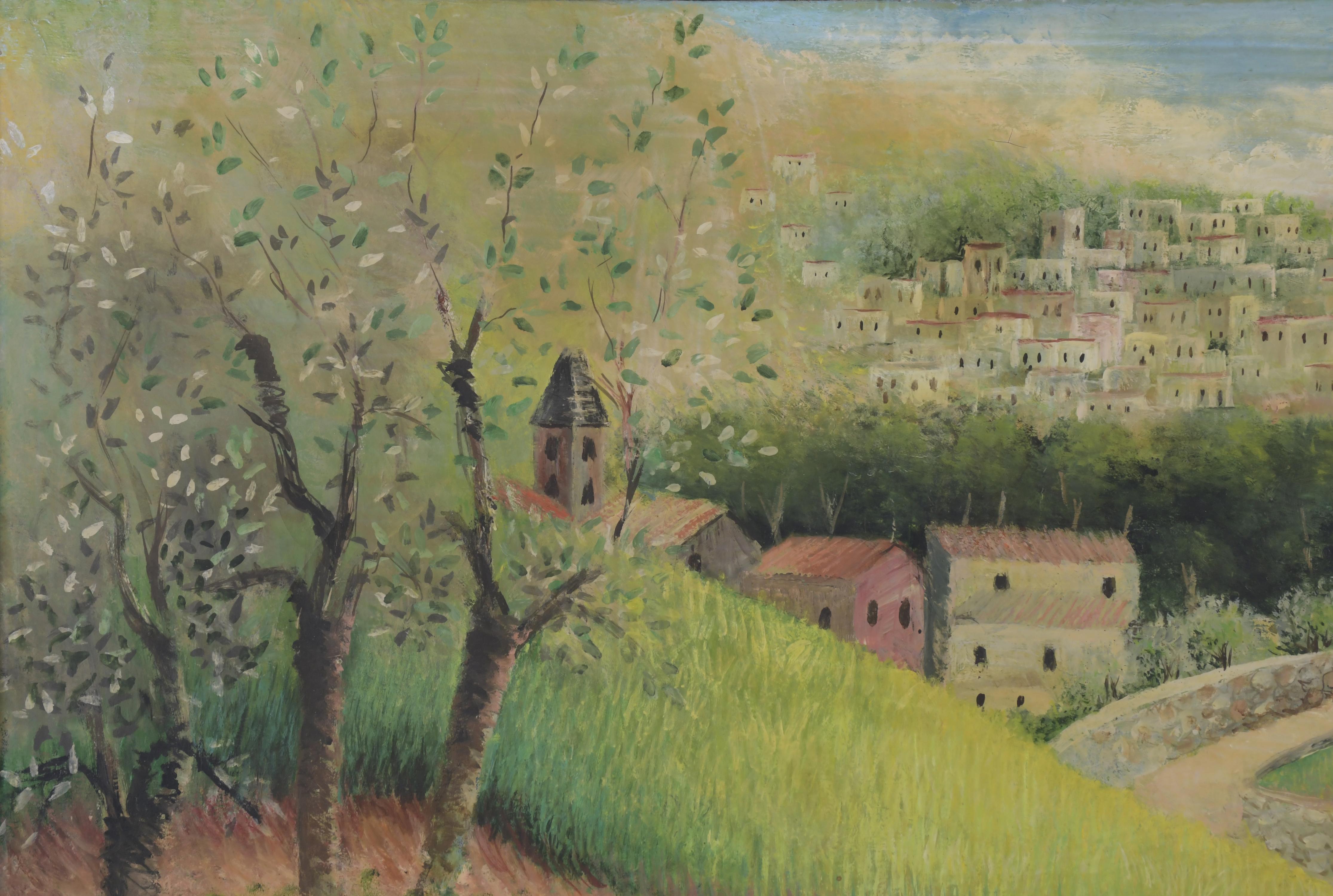 OLGA SACHAROFF (1889-1967) "PAISAJE".