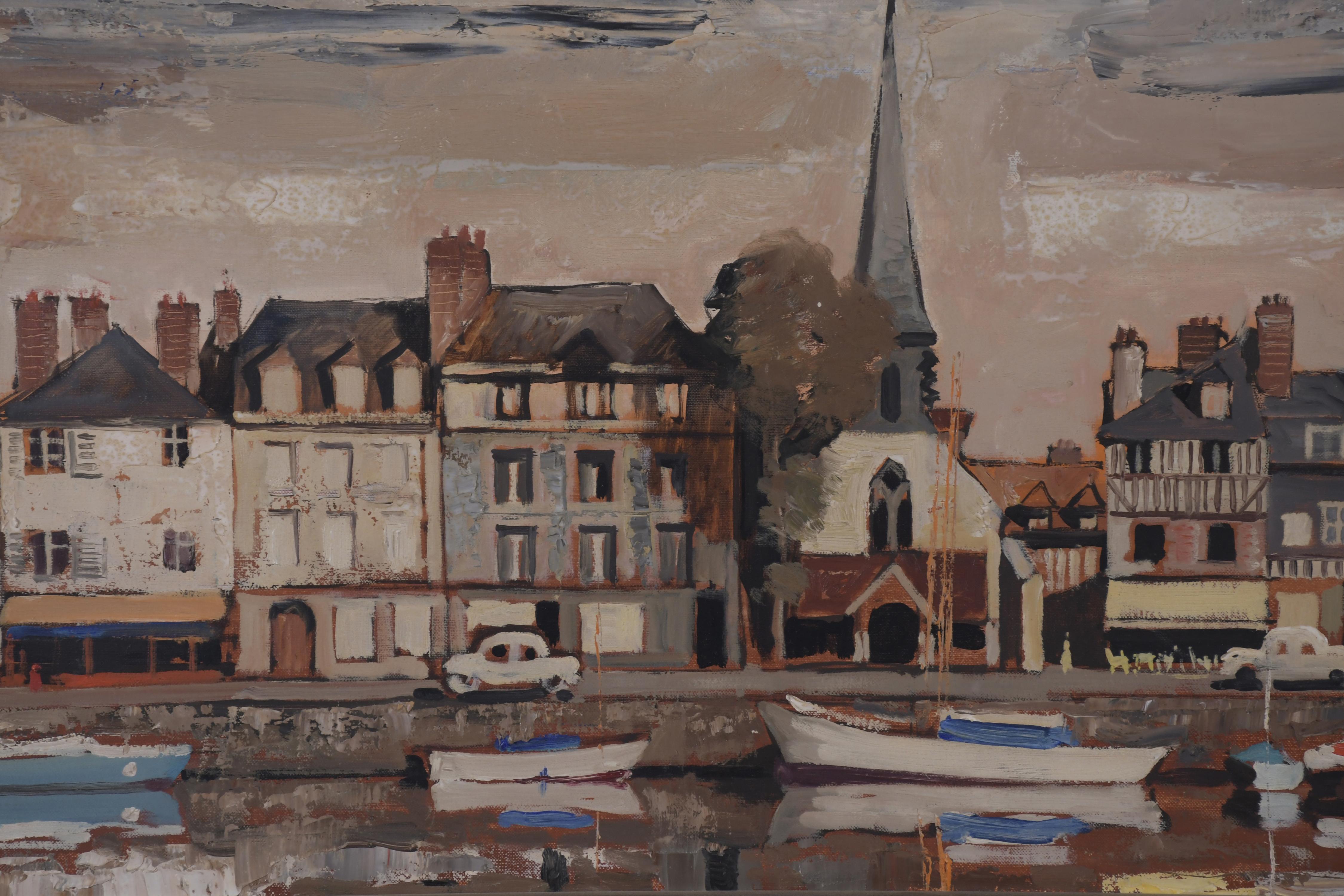 FREDERIC LLOVERAS HERRERA (1912-1983). "VISTA DE HONFLEUR",