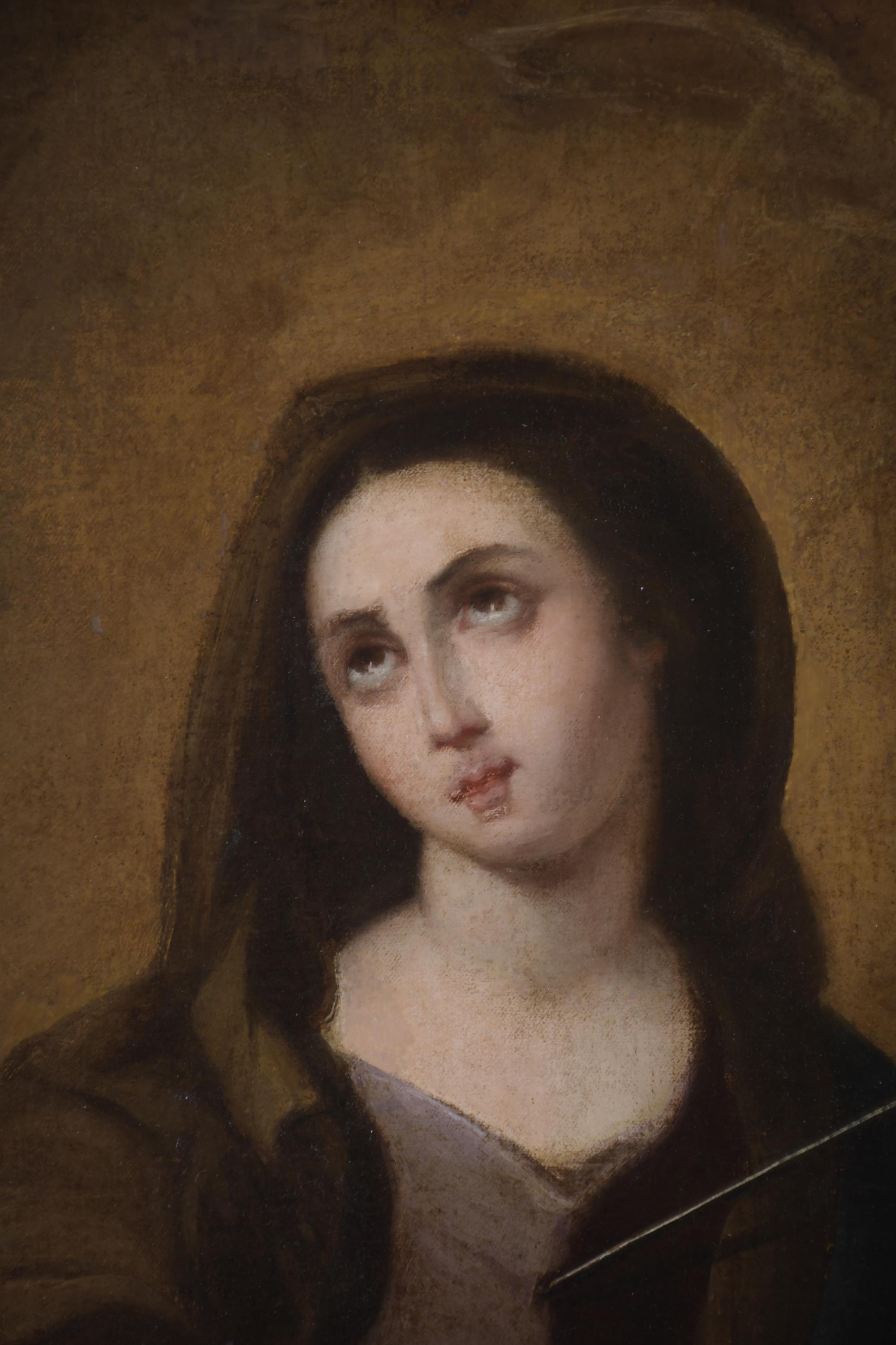 ESCUELA ESPAÑOLA, SIGLO XVIII. "DOLOROSA".