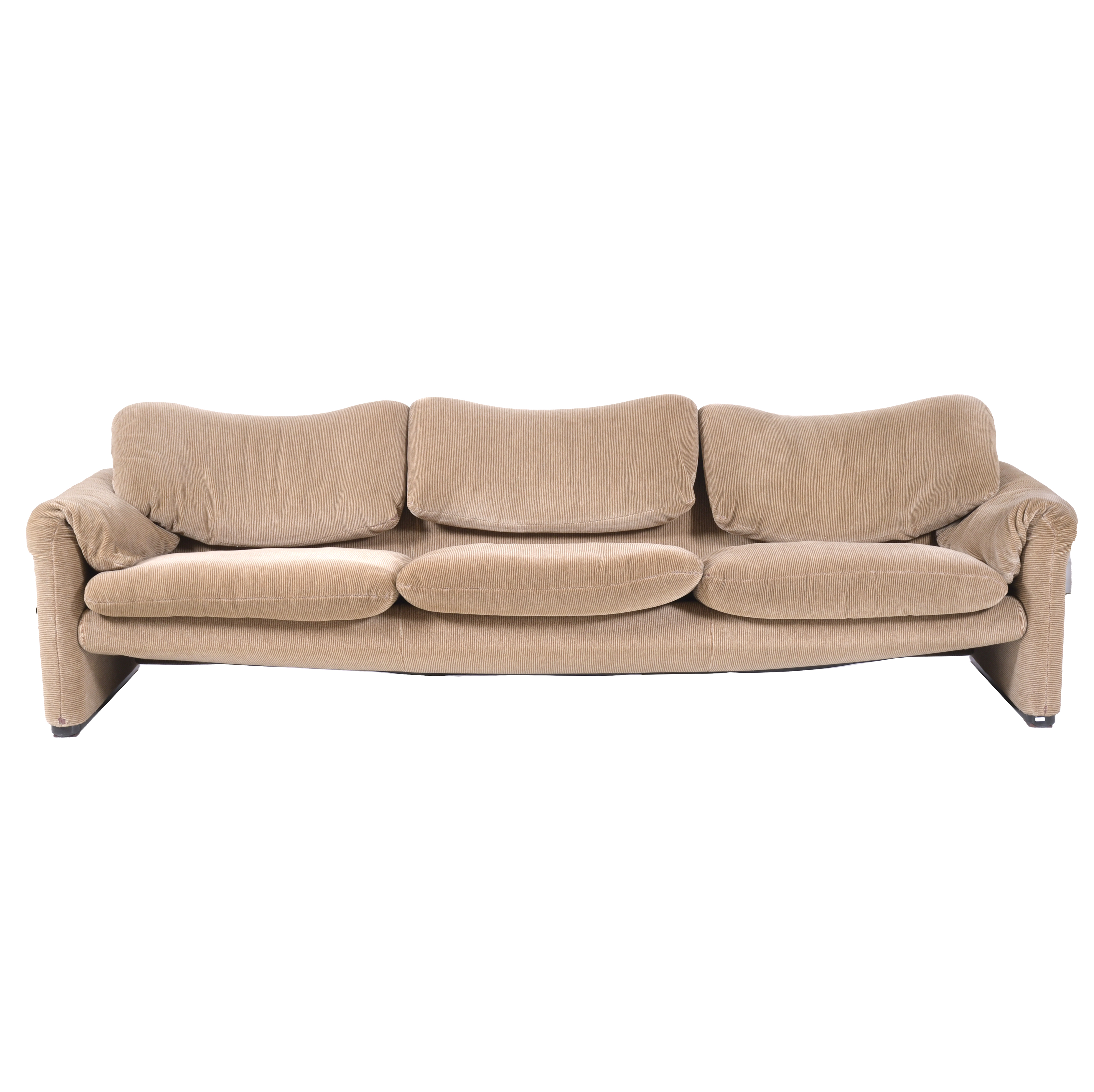 VICO MAGISTRETTI (1920-2006). SOFA MODELO "MARALUNGA" DE TR