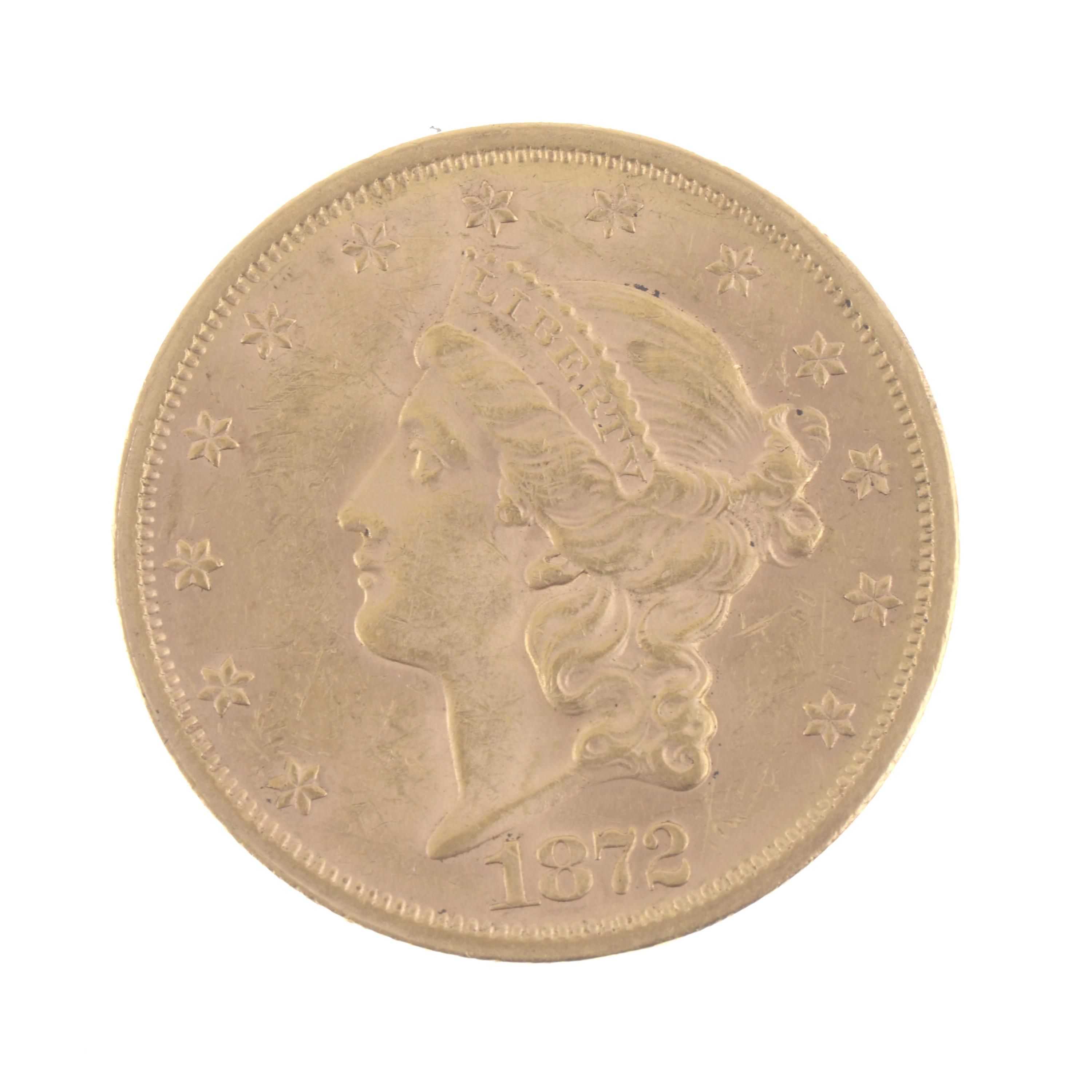 MONEDA EN ESTADOS UNIDOS DE AMÉRICA, 1872.