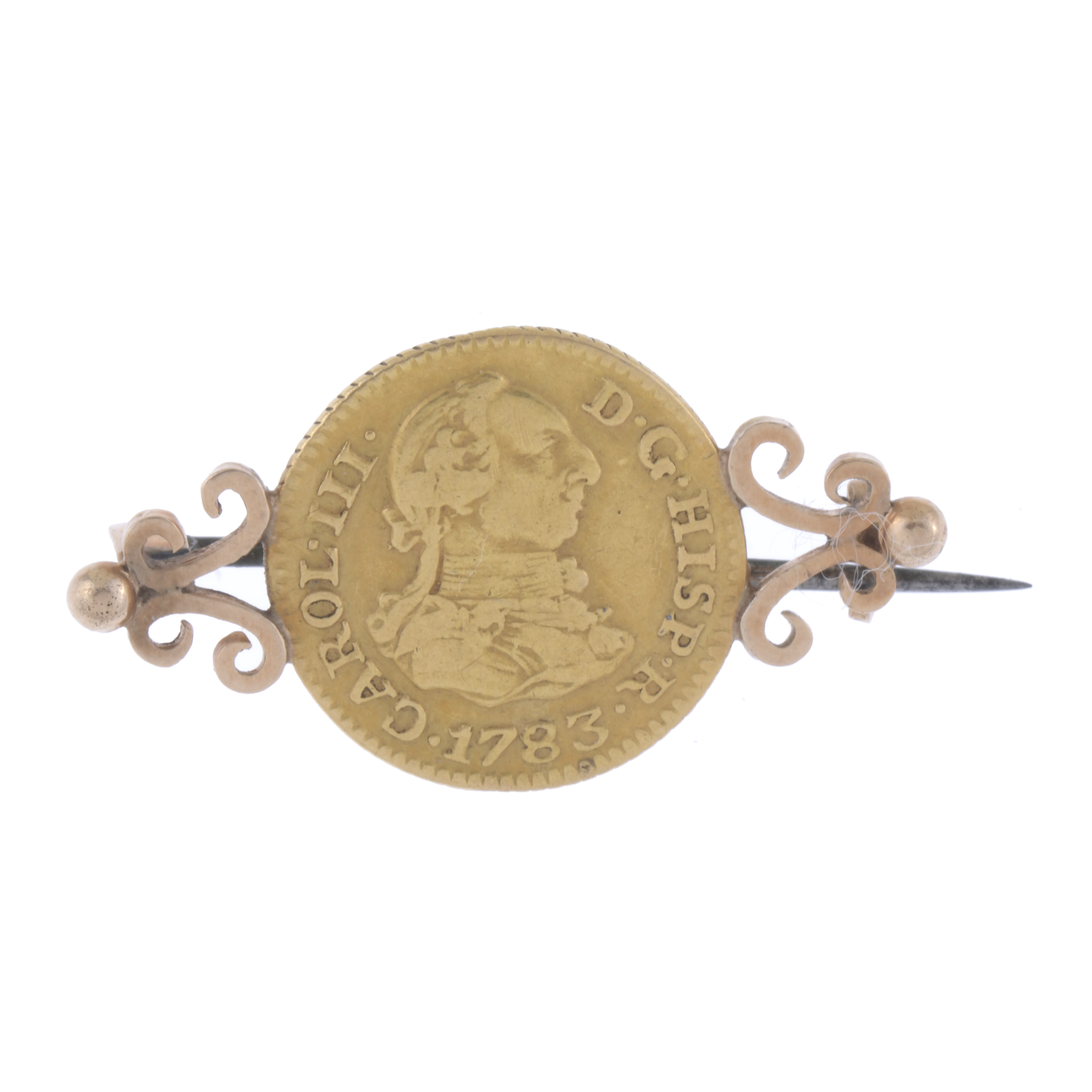 BROCHE MONEDA CARLOS III