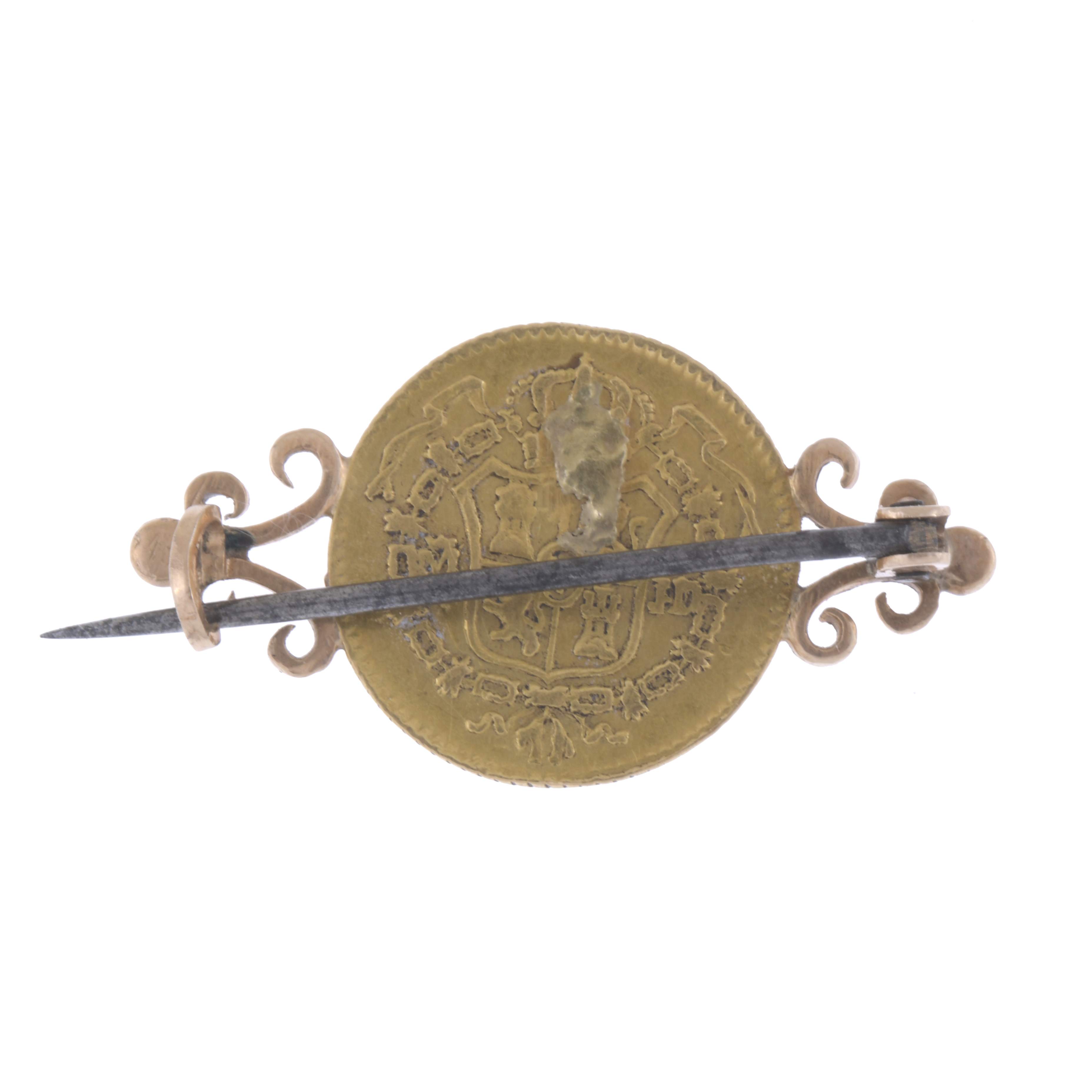 BROCHE MONEDA CARLOS III