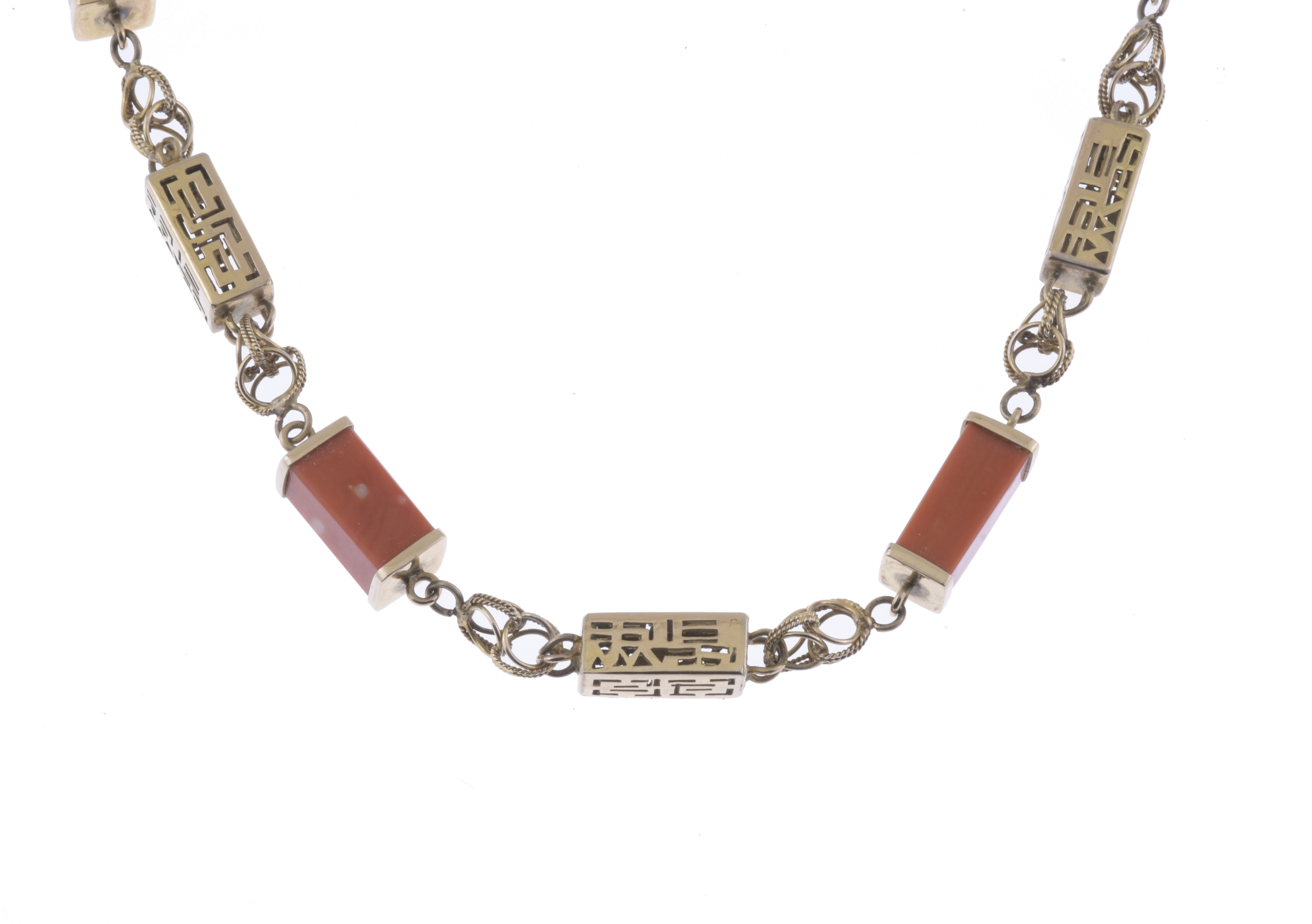 COLLAR LARGO CON CORAL