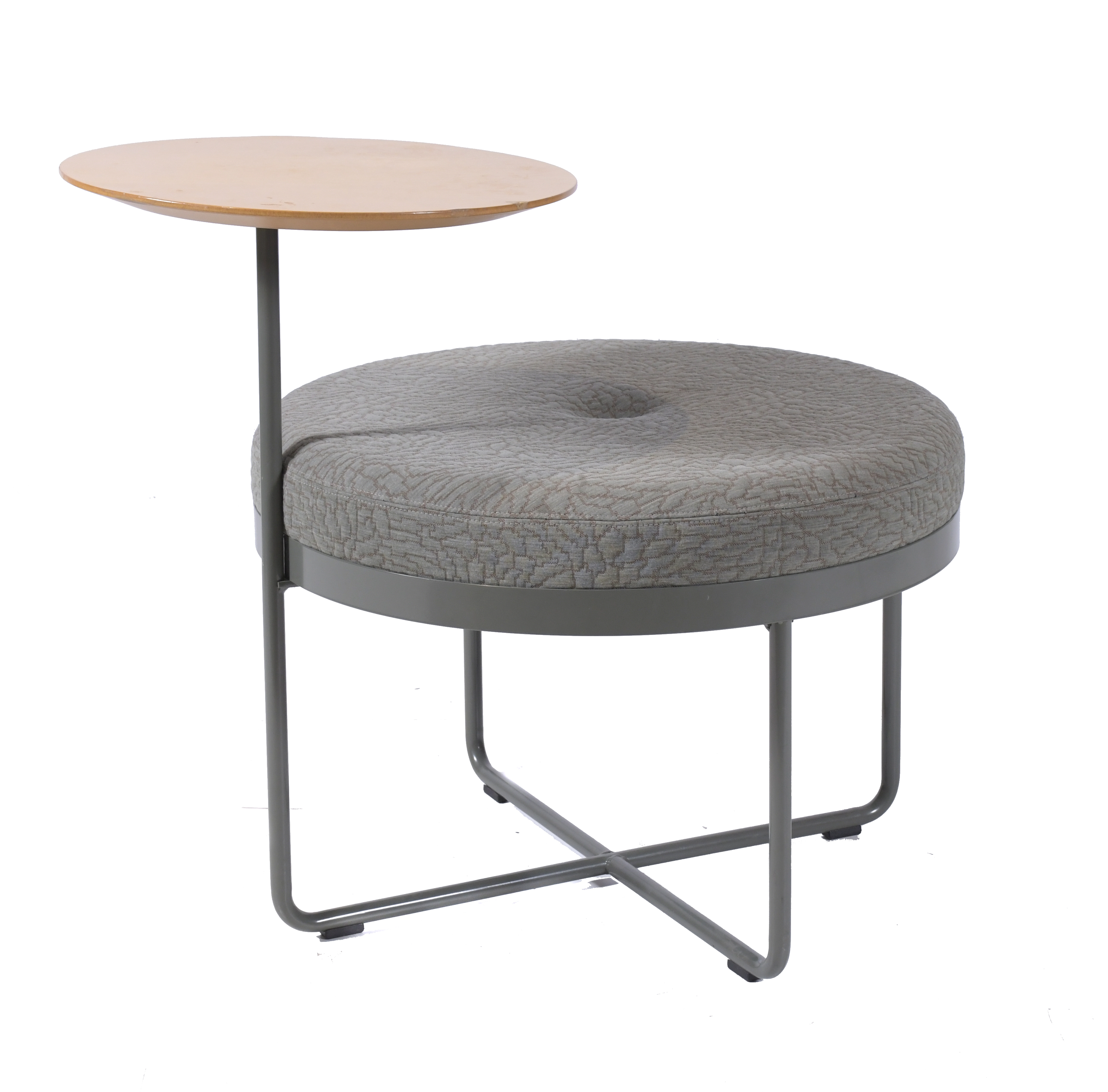 JOHANSON DESIGN. PUFF CON MESITA MODELO "SHIMA Ø65", 2015.