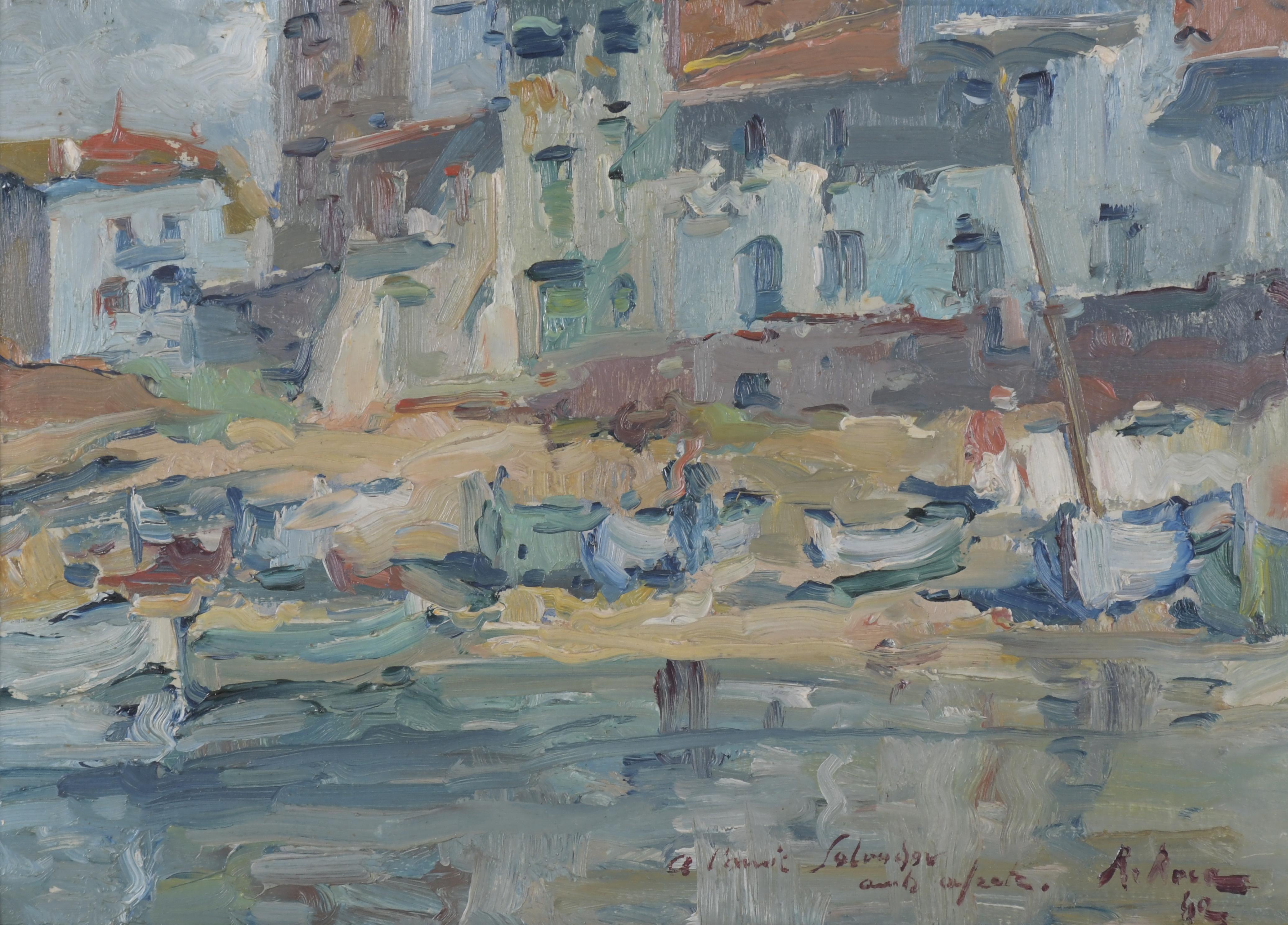 RAIMON ROCA RICART (1917-2013). "CALELLA", 1942.