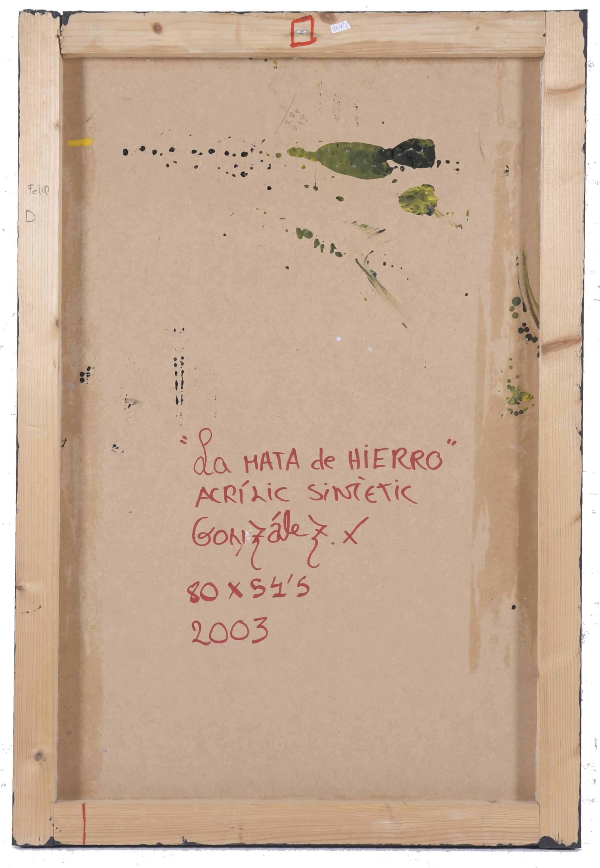 XAVIER GONZÁLEZ ARNAU (1980).  "LA MATA DE HIERRO", 2003.