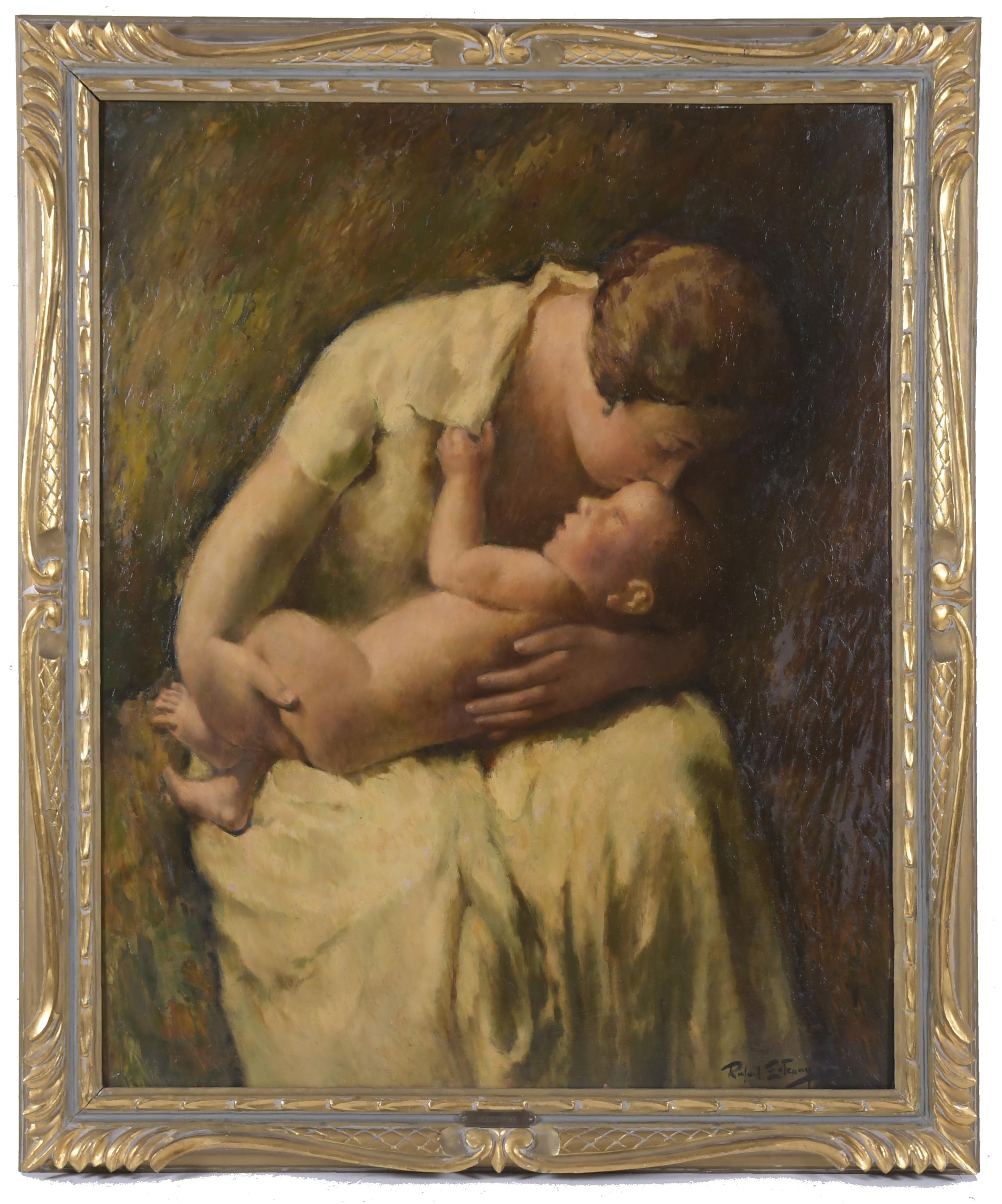 RAFAEL ESTRANY Y ROS (1884-1958). "MATERNIDAD".