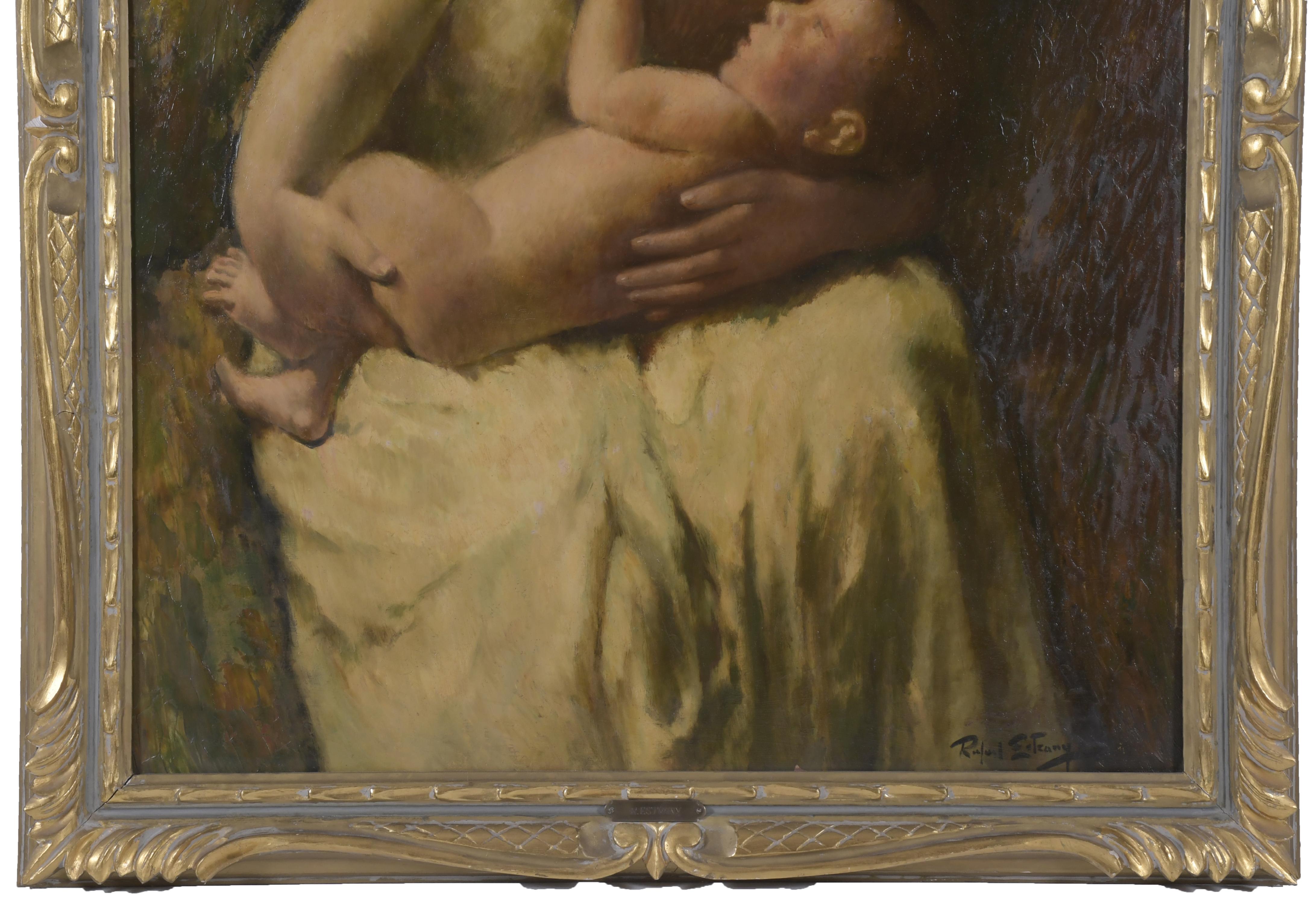 RAFAEL ESTRANY Y ROS (1884-1958). "MATERNIDAD".