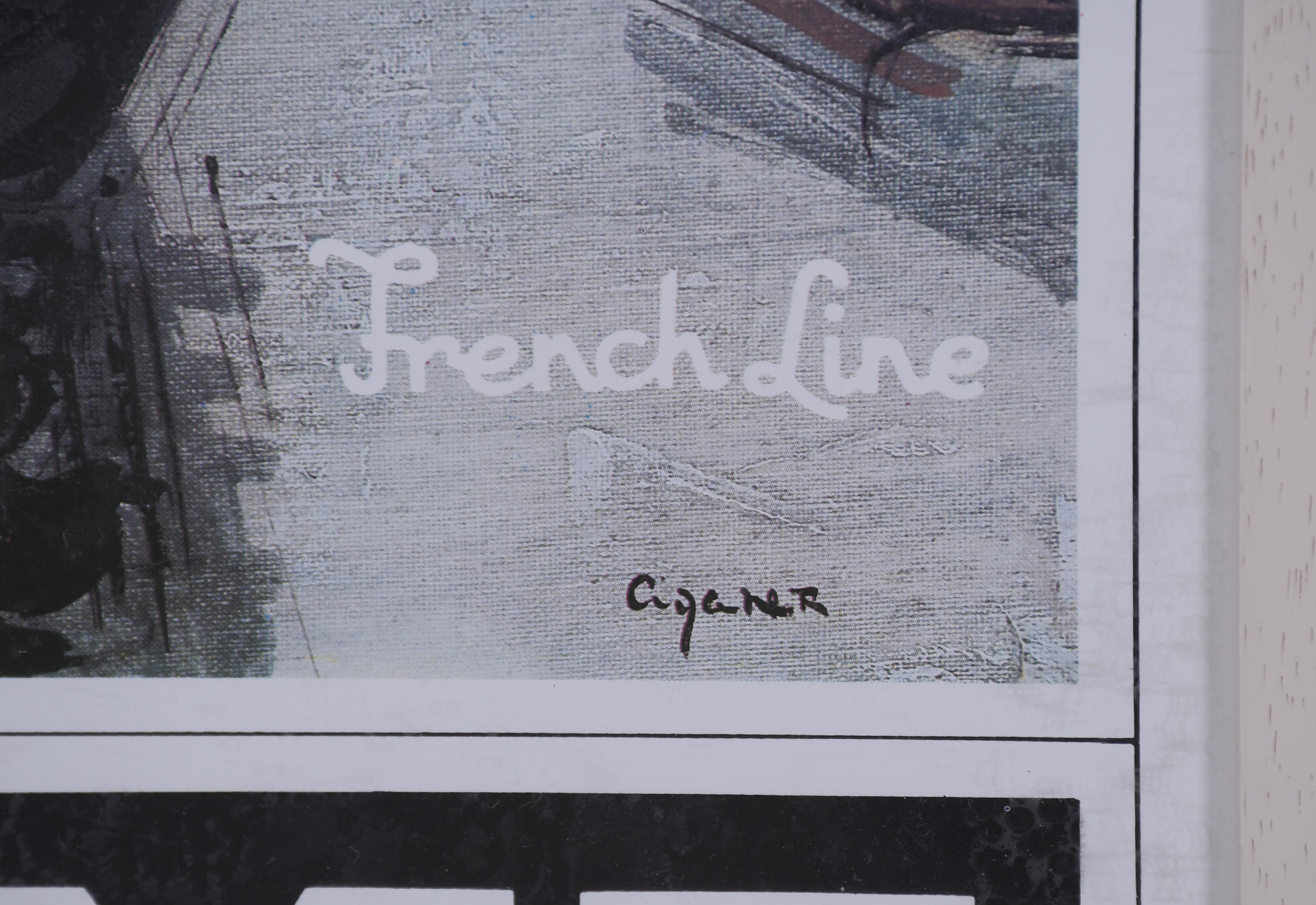 CIGANER (XX). "LAST TIME IN NEW YORK ", French Line, 1974.