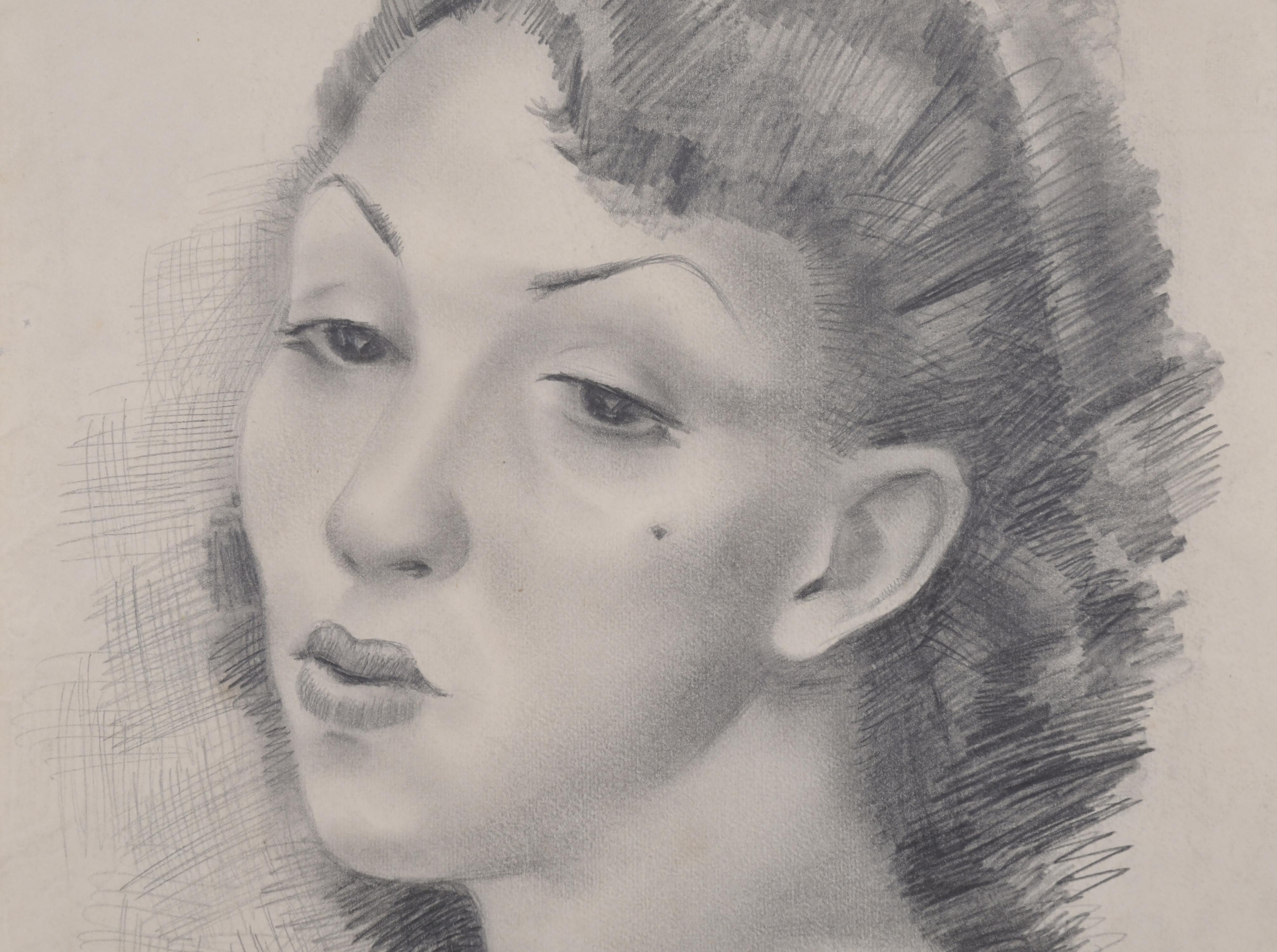 RAMÒN GUTIÉRREZ OLIAGA (1908-2003). "RETRATO FEMENINO".