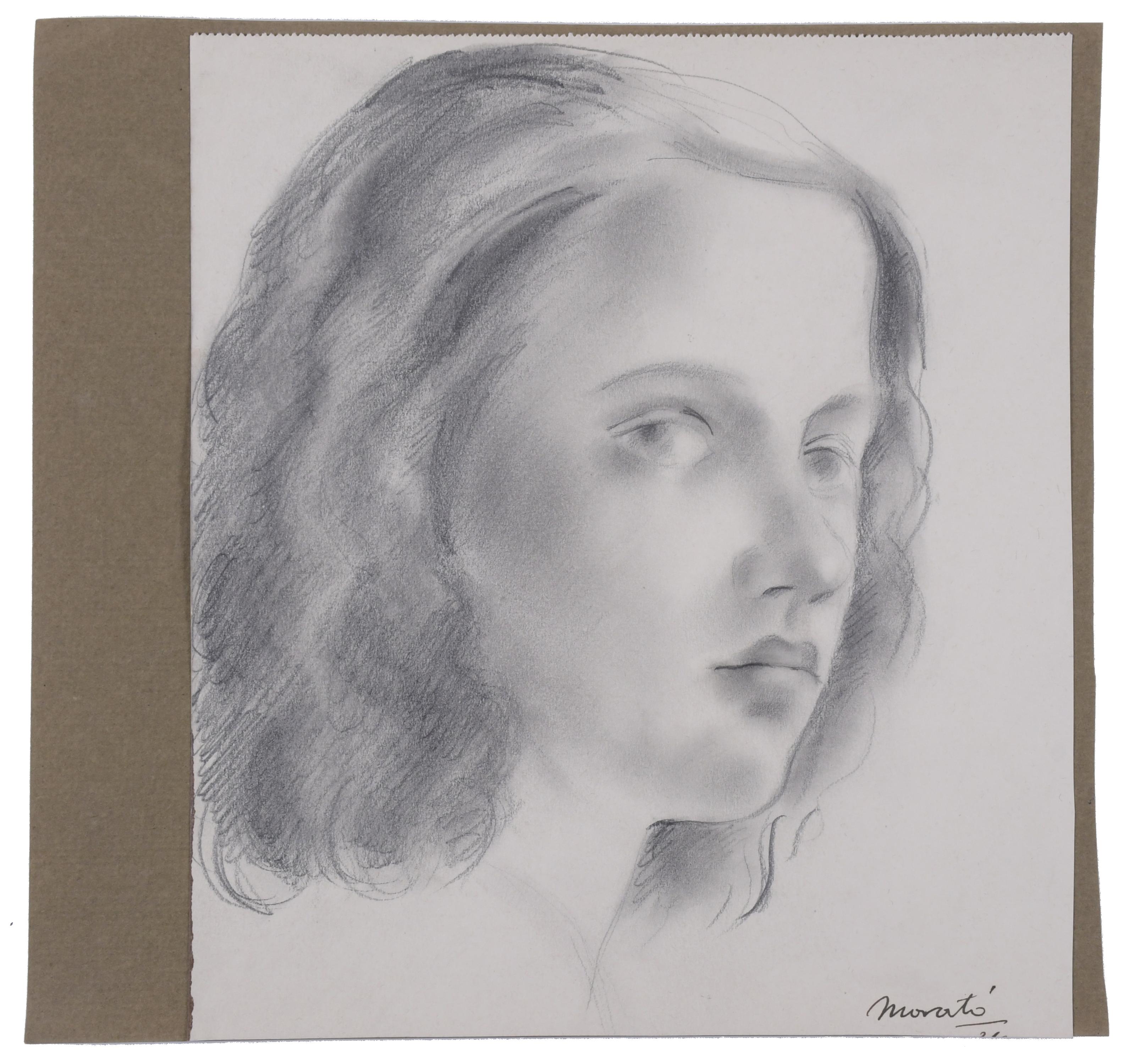 LLUÍS MORATÓ (1903-1963). "RETRATO FEMENINO", 1936.