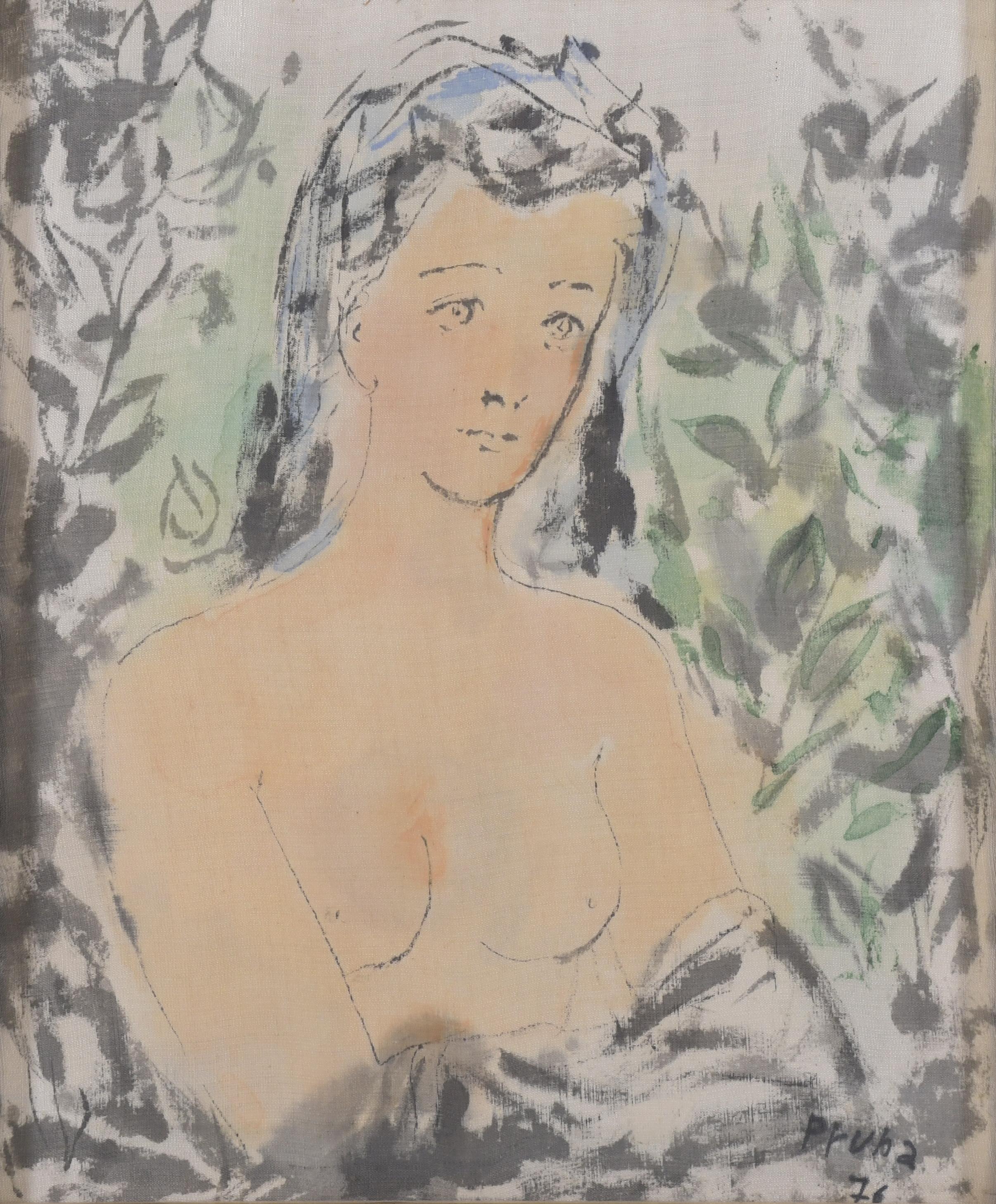 PERE PRUNA OCERANS (1904-1977). "RETRATO DESNUDO FEMENINO",