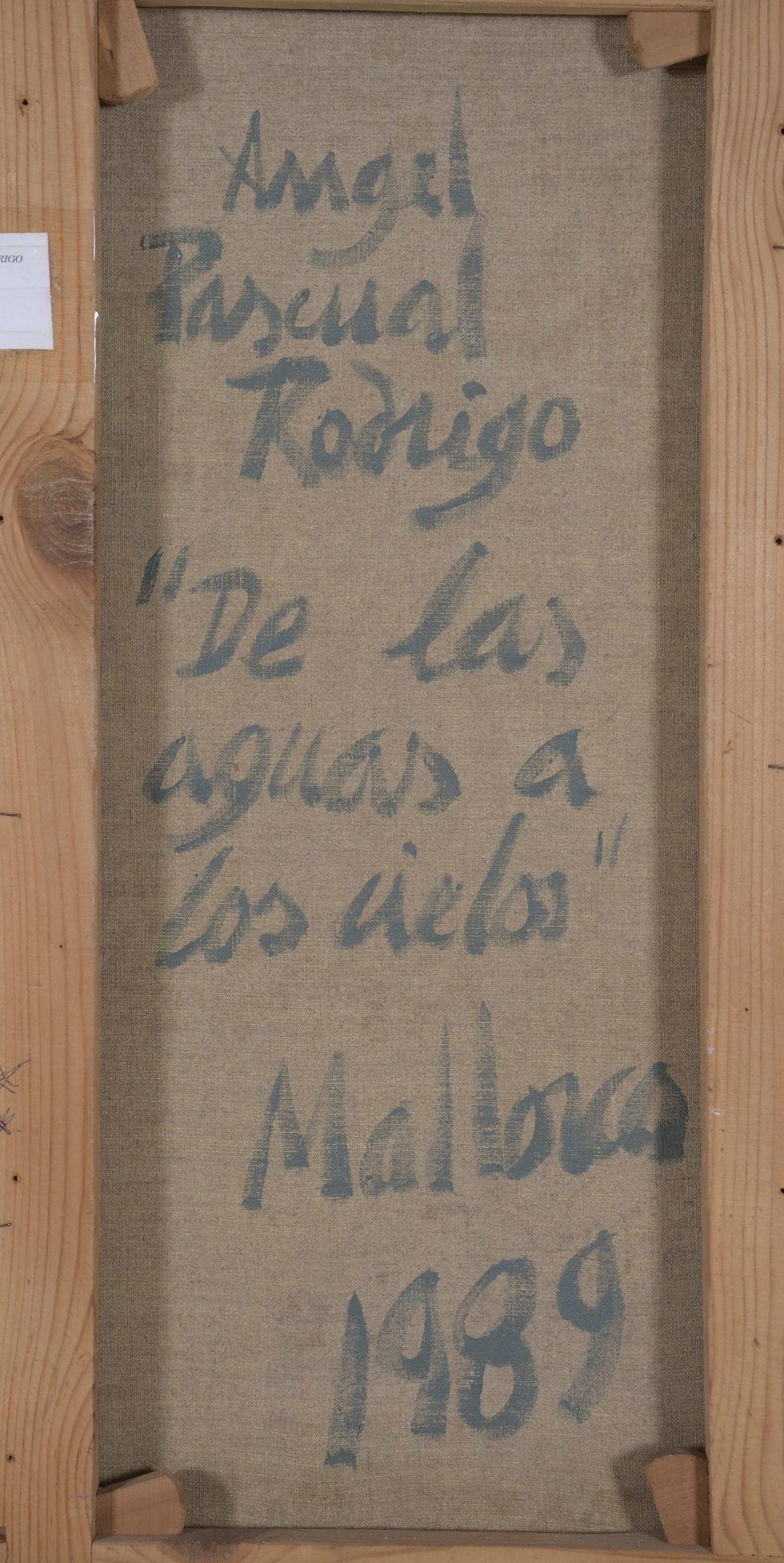 ANGEL PASCUAL RODRIGO (1951).  "DE LAS AGUAS A LOS CIELOS",