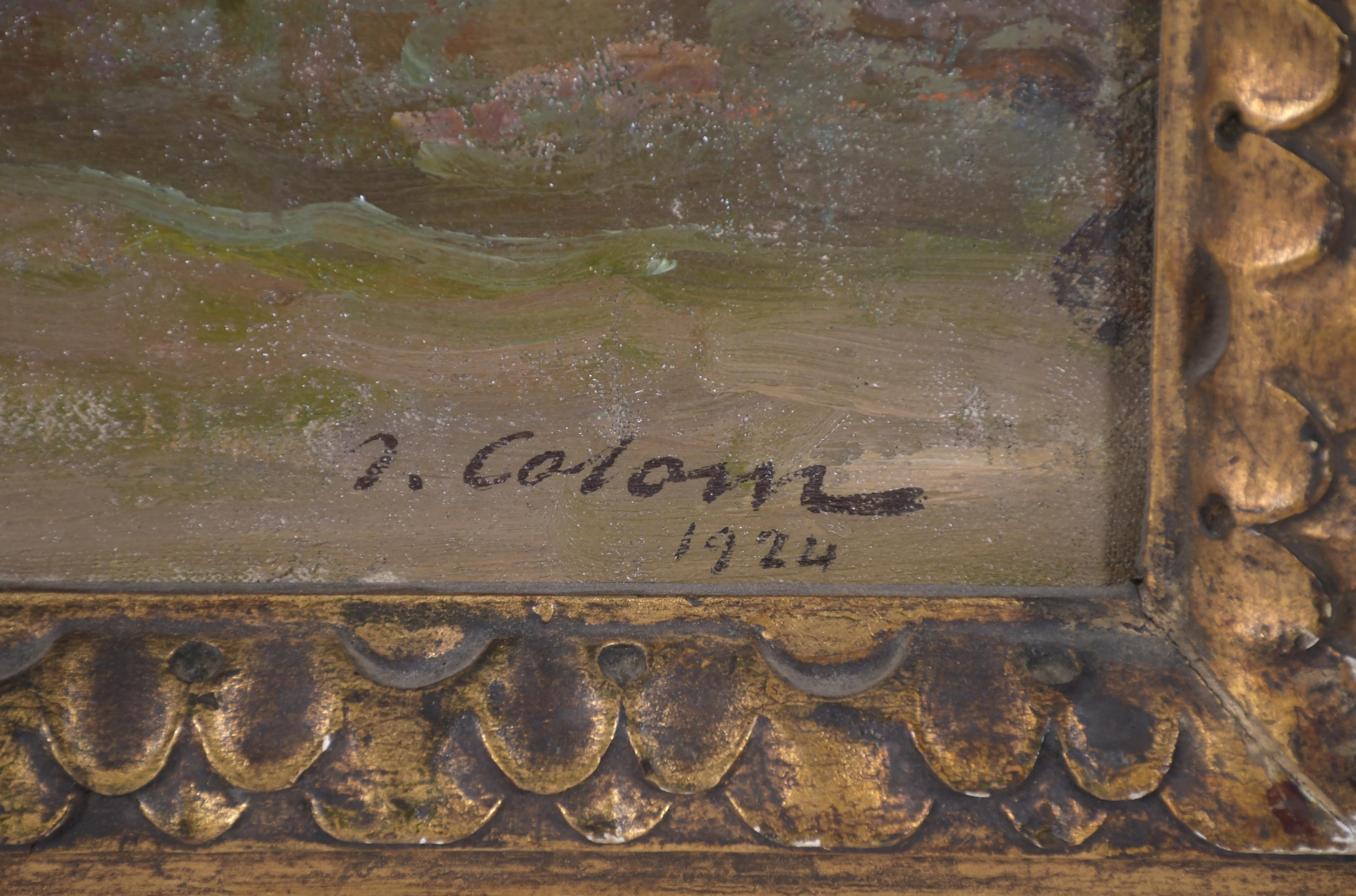 JOAN COLOM I AUGUSTI (1879-1969). "PAISAJE".