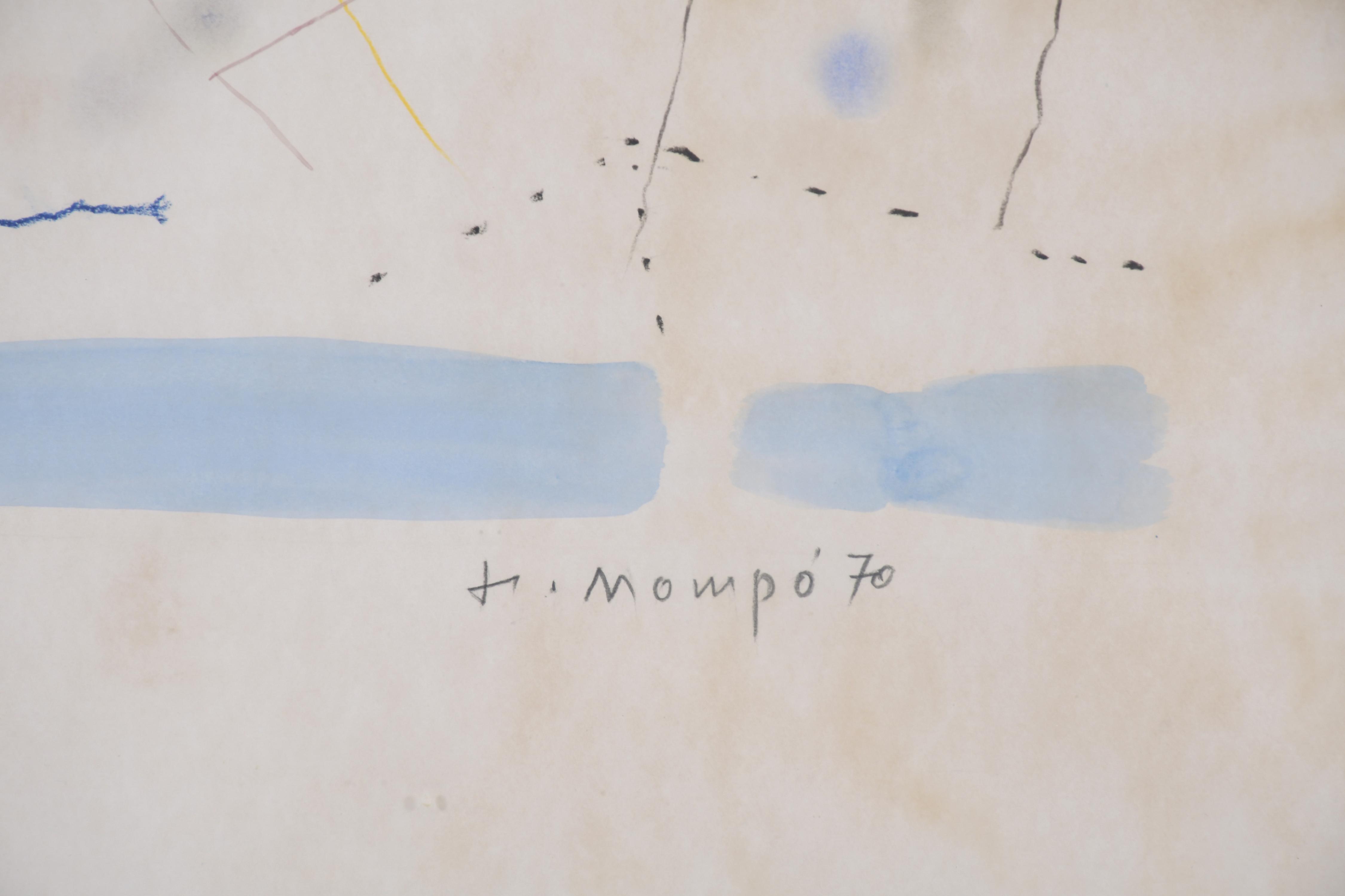 MANUEL HERNÁNDEZ MOMPÓ (1927-1992) Sin título, 1970.