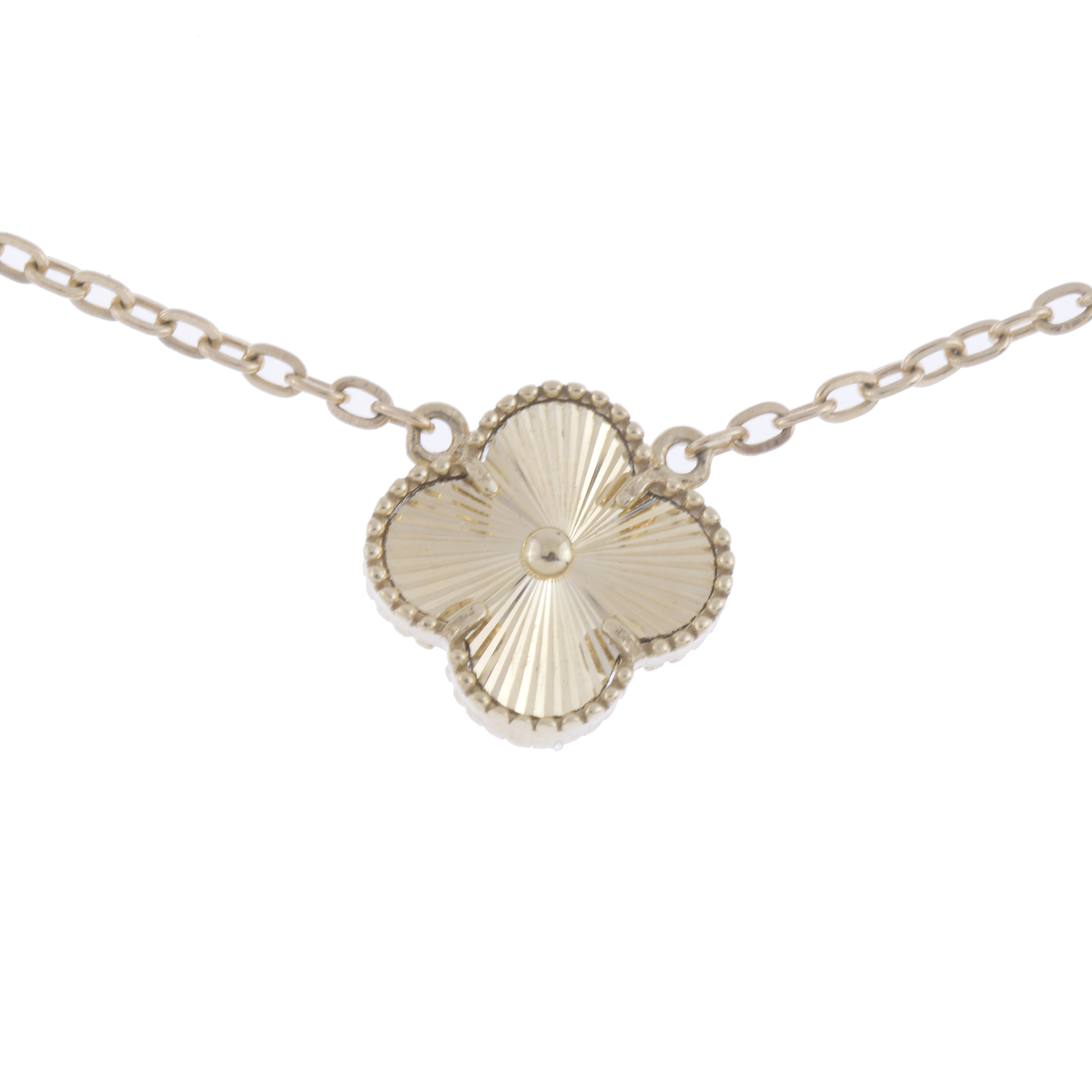 COLLAR DE TRÉBOLES, SIGUIENDO MODELOS ALHAMBRA DE VAN CLEEF