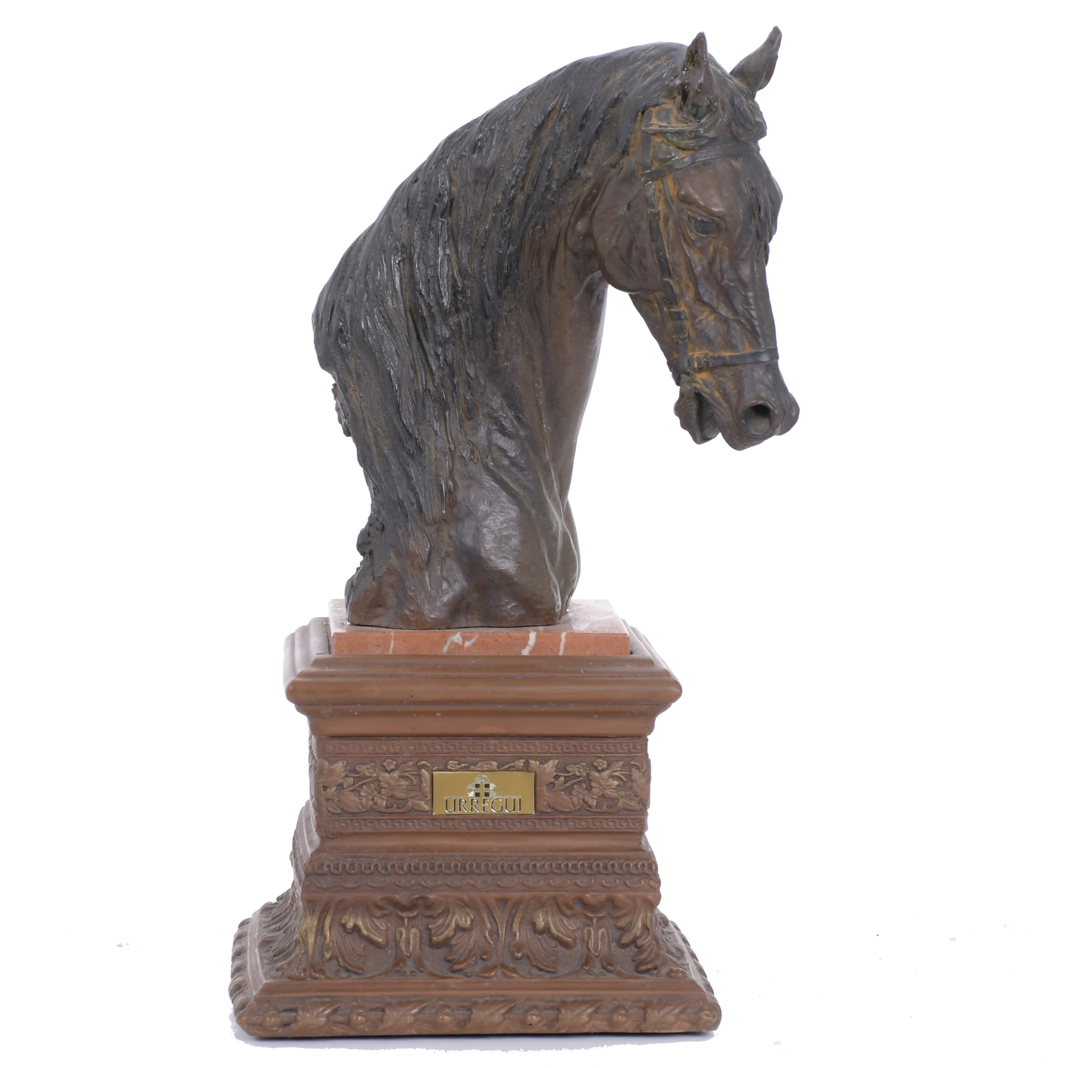 URREGUI. BUSTO DE CABALLO, SIGLO XX. 