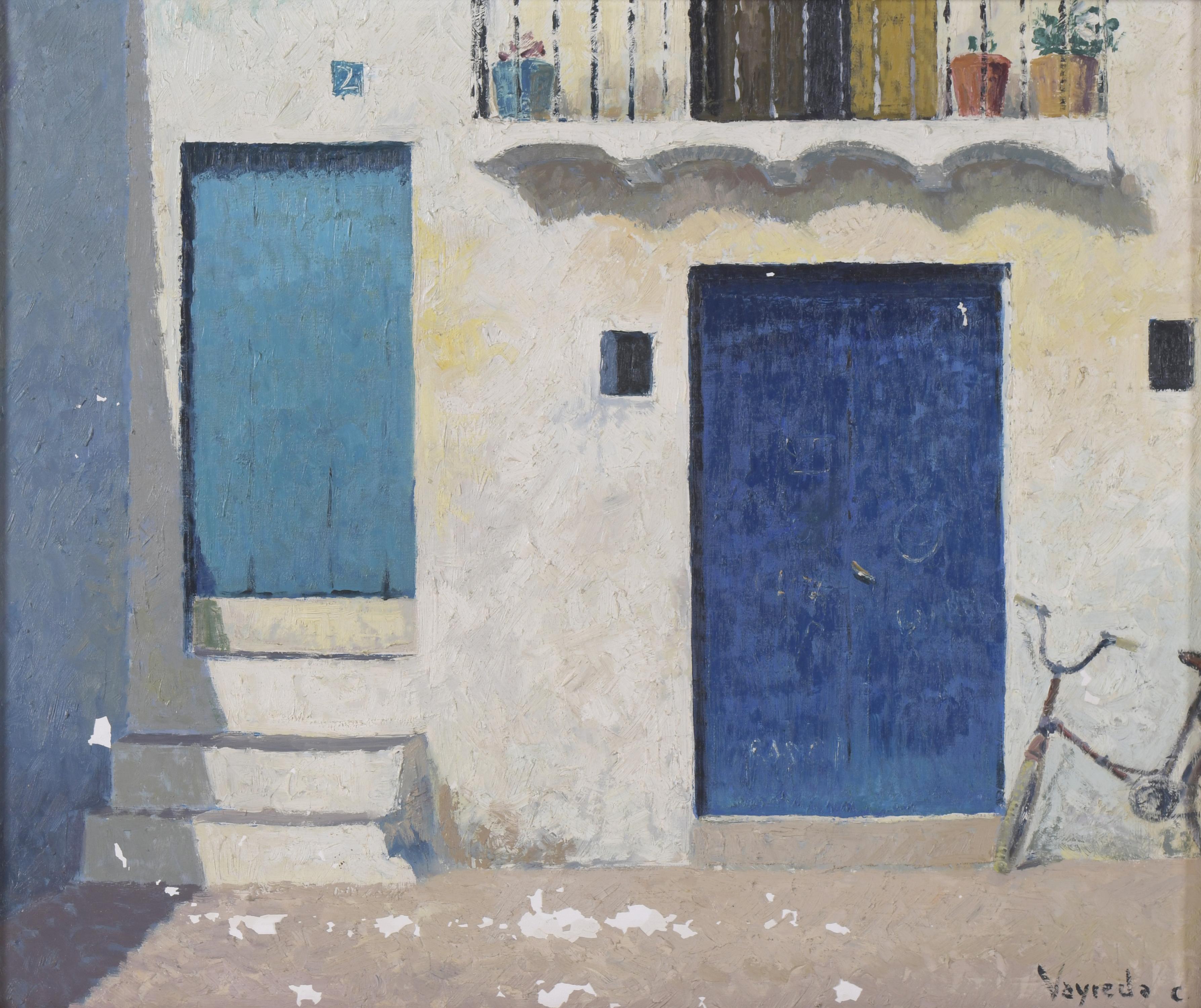 JOSEP M. VAYREDA CANADELL (1932-2001). "PUERTAS AZULES DE I