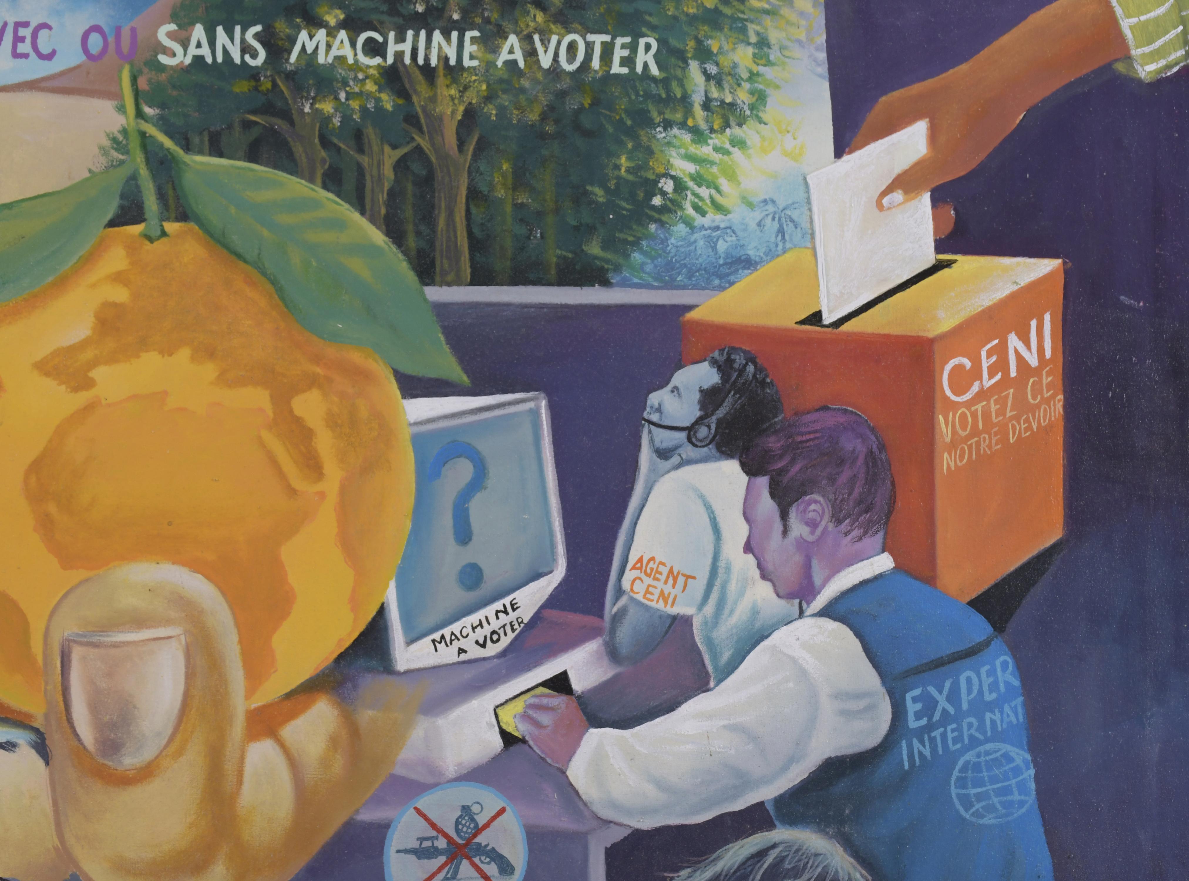 CHÉRI-CHÉRIN (1955).  "ELECTION AVEC OU SANS MACHINE A VOTE