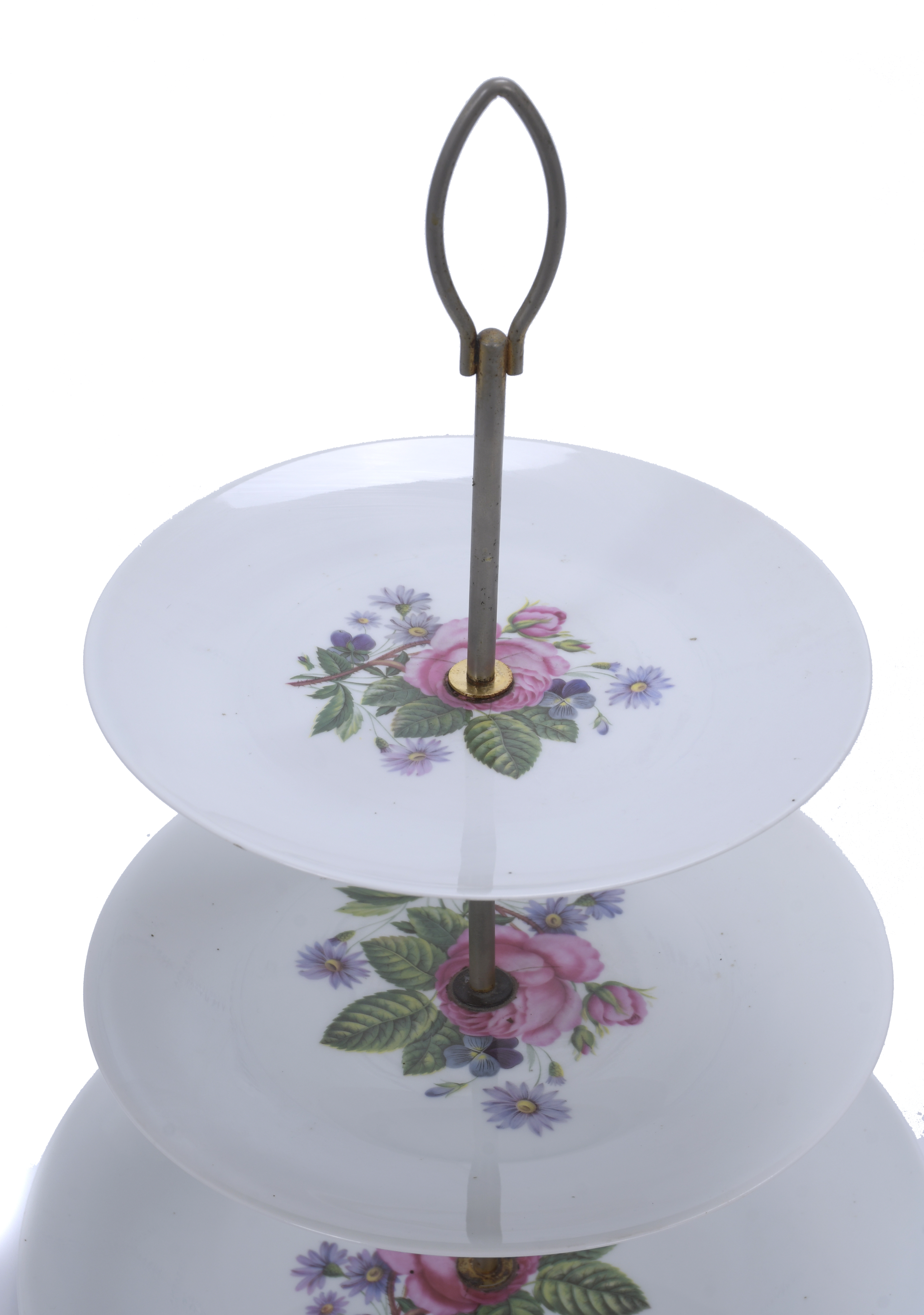 Bandeja de pisos para tartas en porcelana de Limonges, sigl