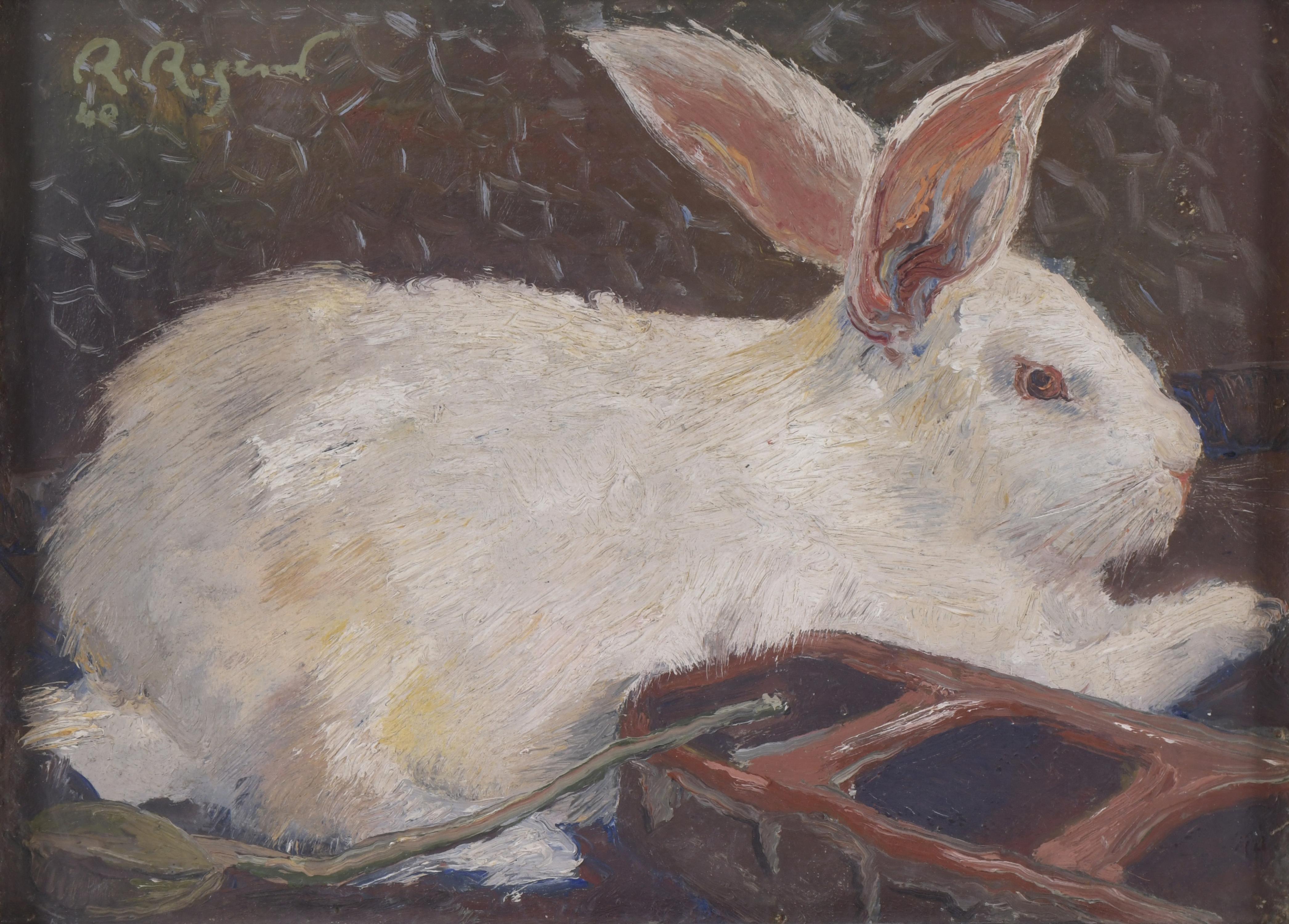 RAMON ROGENT PERES (1920-1958). "Conejo blanco", 1940.