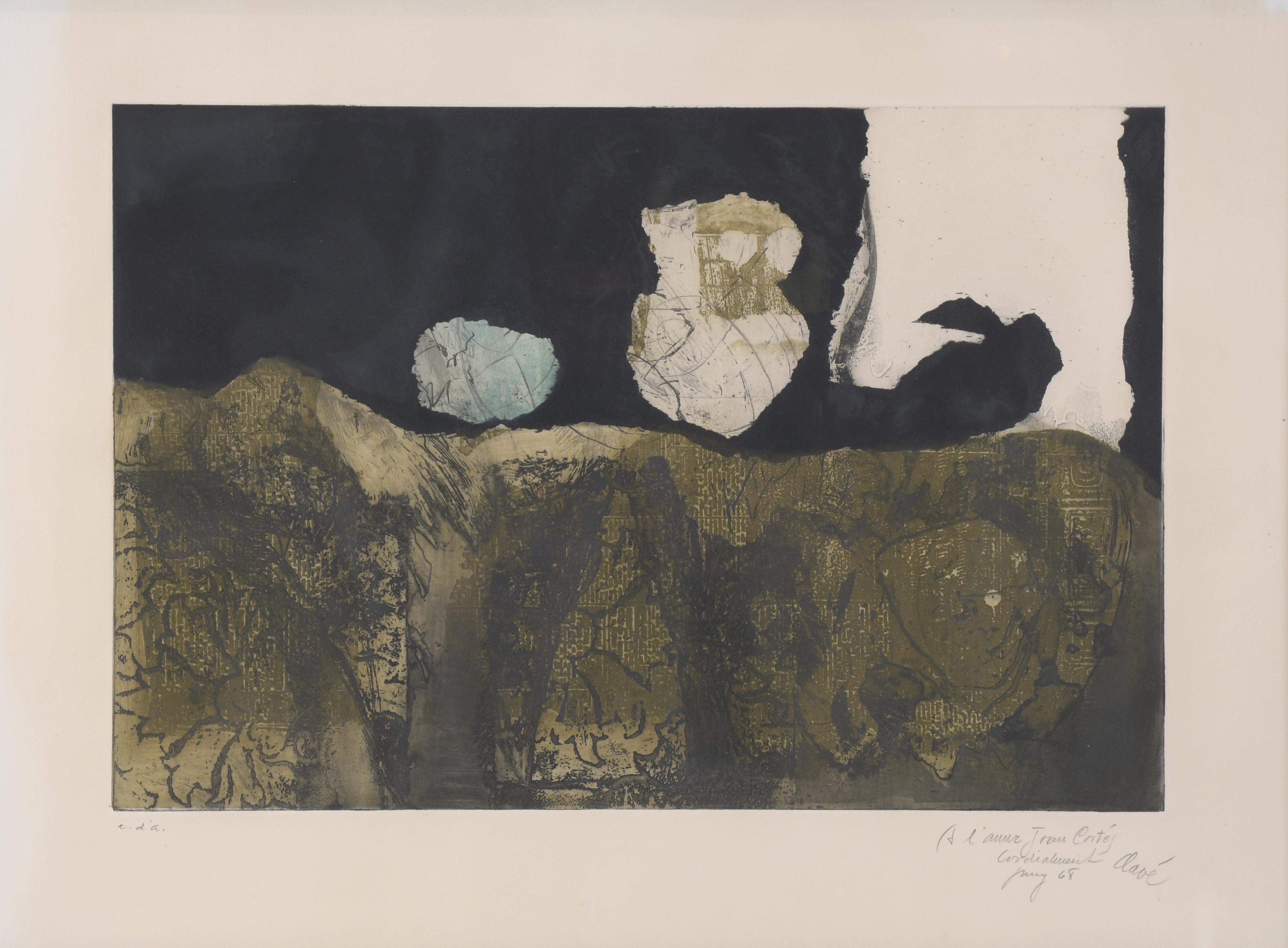 ANTONI CLAVÉ (1913-2005) "Fruit Bleu", 1966.