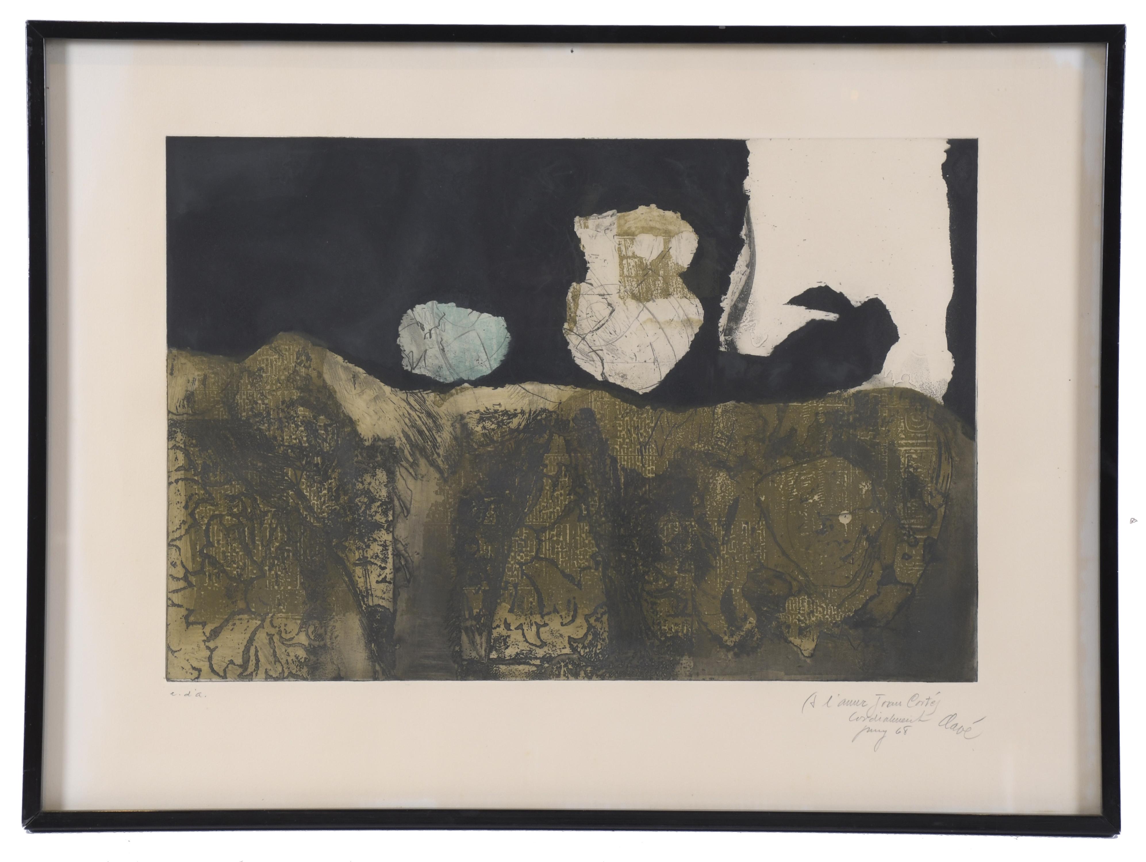 ANTONI CLAVÉ (1913-2005) "Fruit Bleu", 1966.
