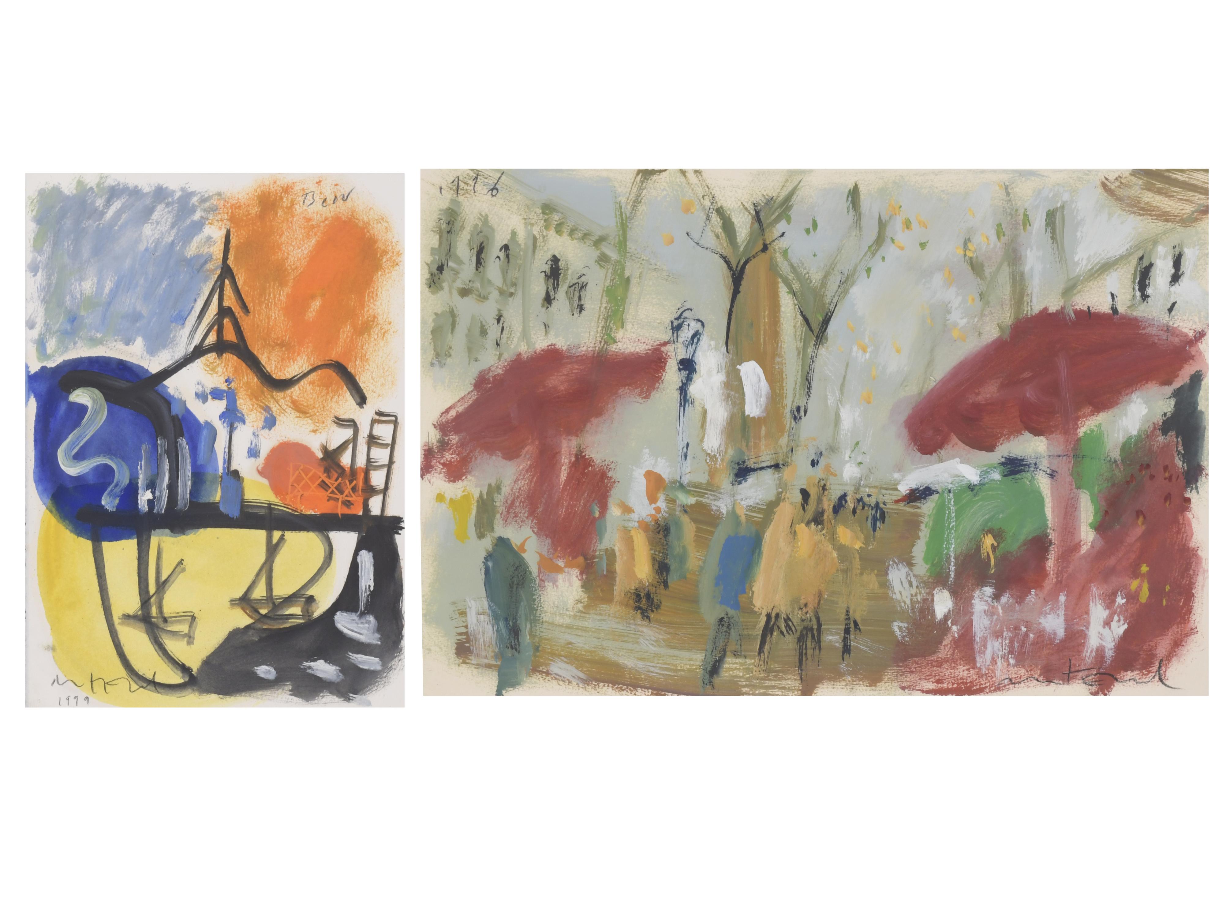 JAVIER BALLESTER MONTESOL (1952).  "RAMBLAS", 1996 y "BARCE