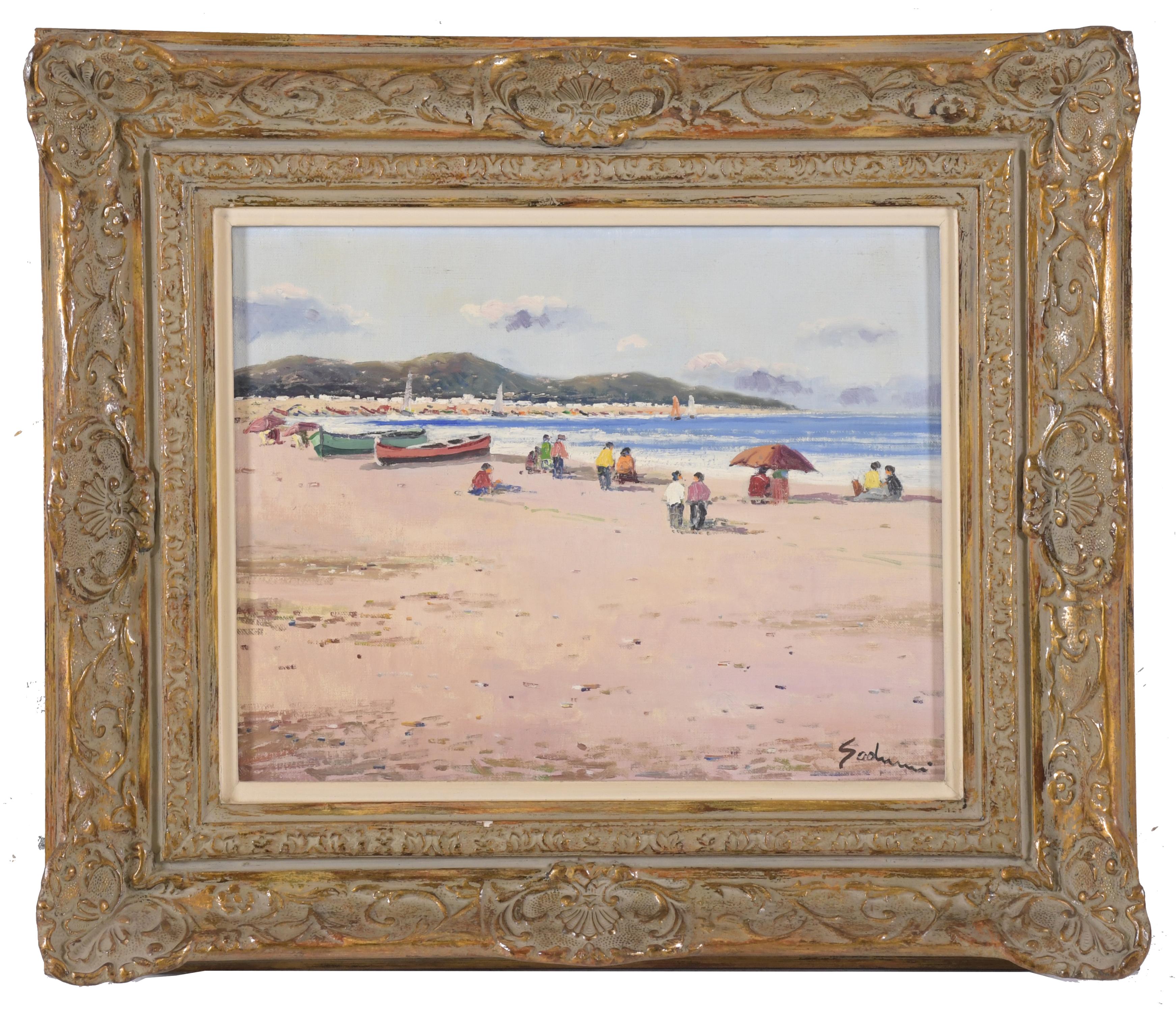 ANTONI SADURNÍ (1927-2014). "PLAYA LARGA", Llança.