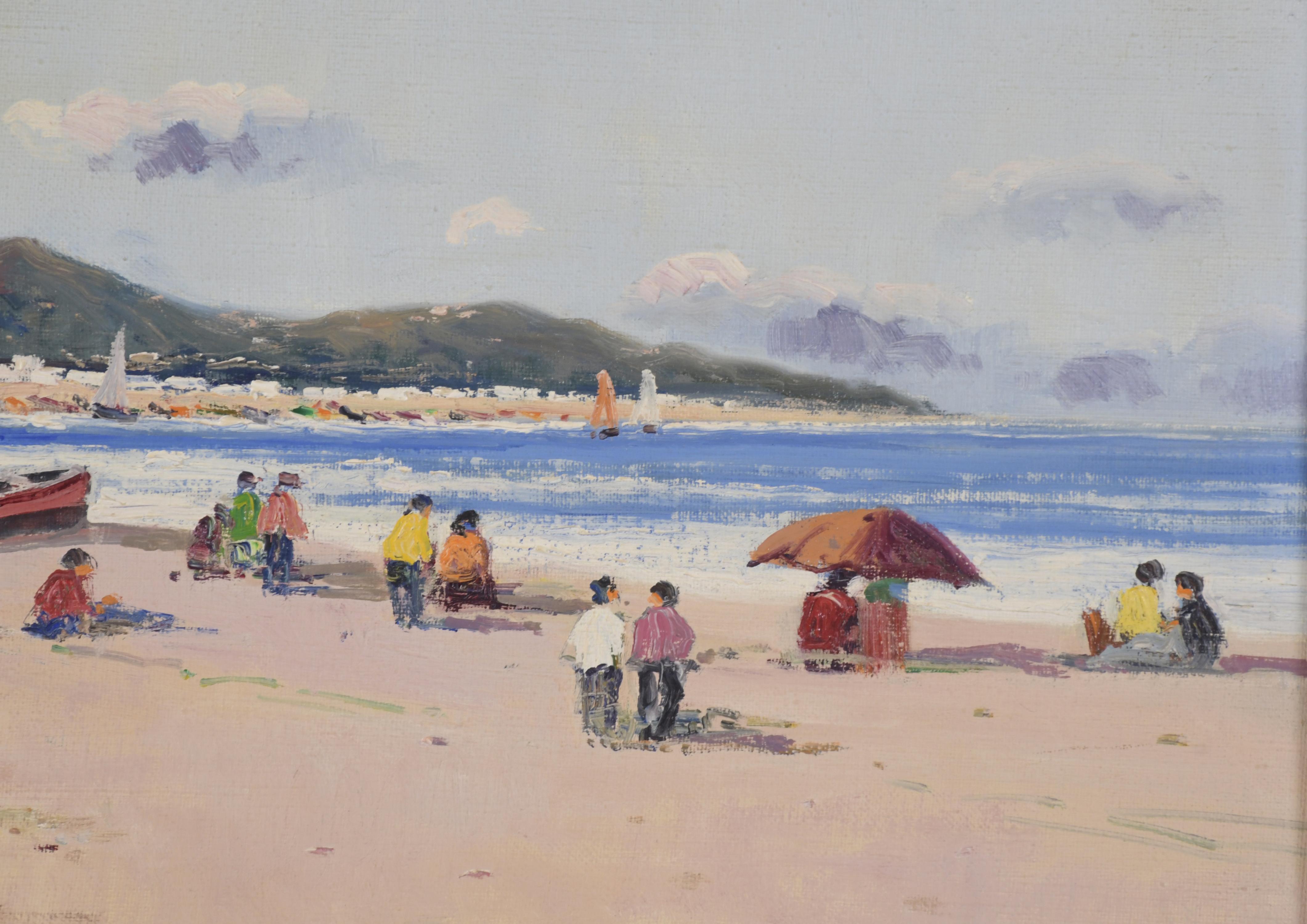 ANTONI SADURNÍ (1927-2014). "PLAYA LARGA", Llança.