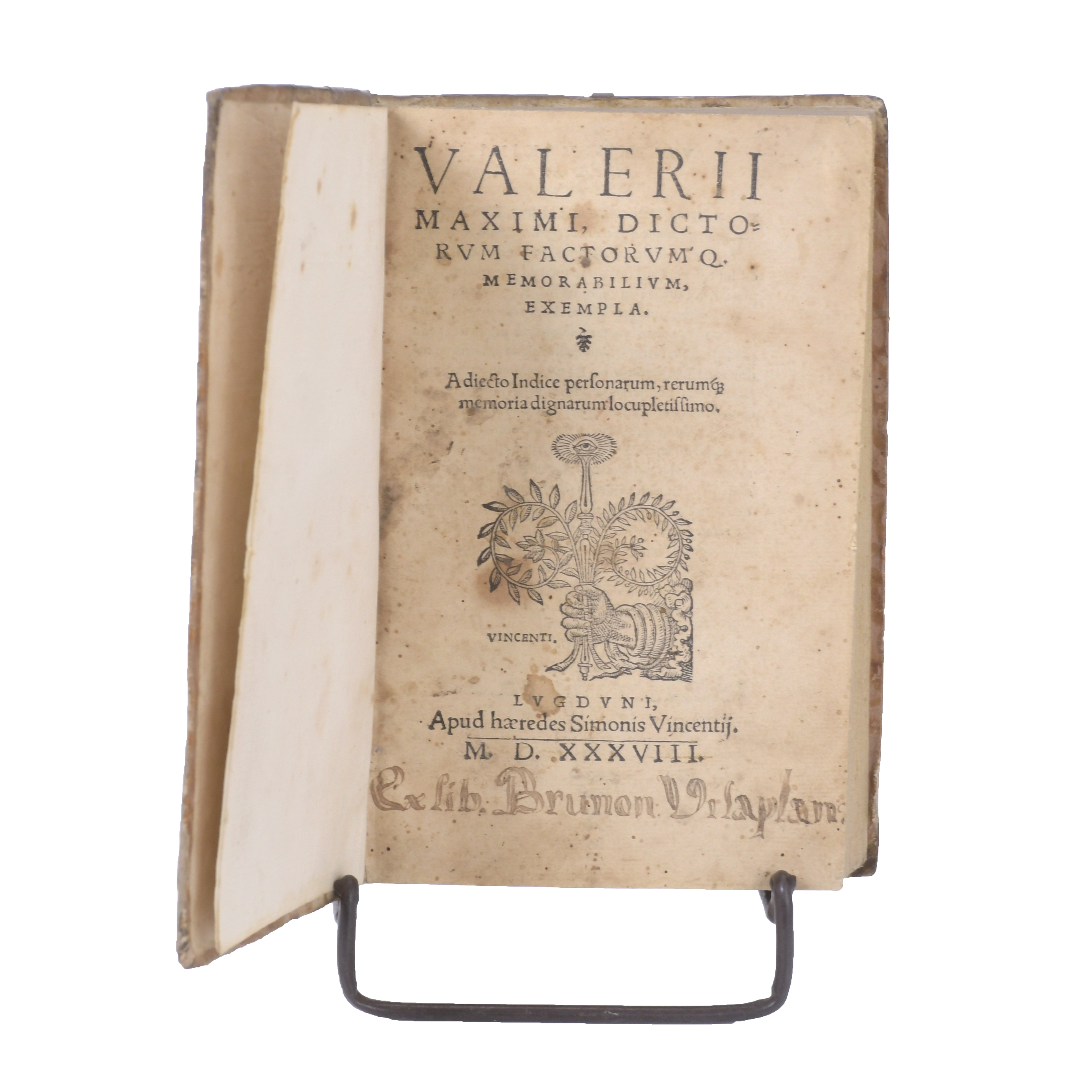 VALERII MAXIMI. DICTORIUM FACTORUMQ[UE] MEMORABILUM EXEMPLA