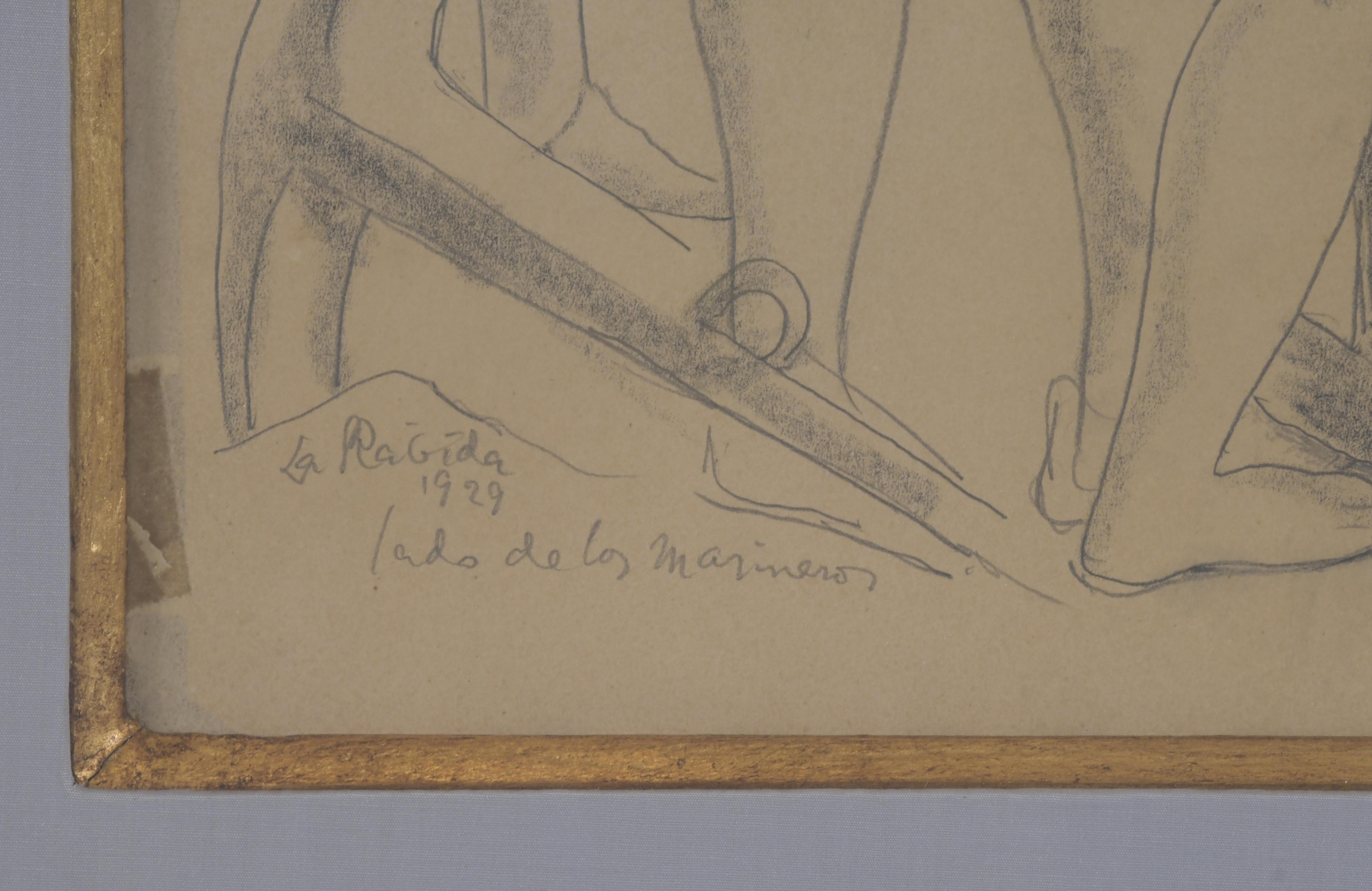 DANIEL VÁZQUEZ DÍAZ (1882-1969).  "MARINEROS", 1929.