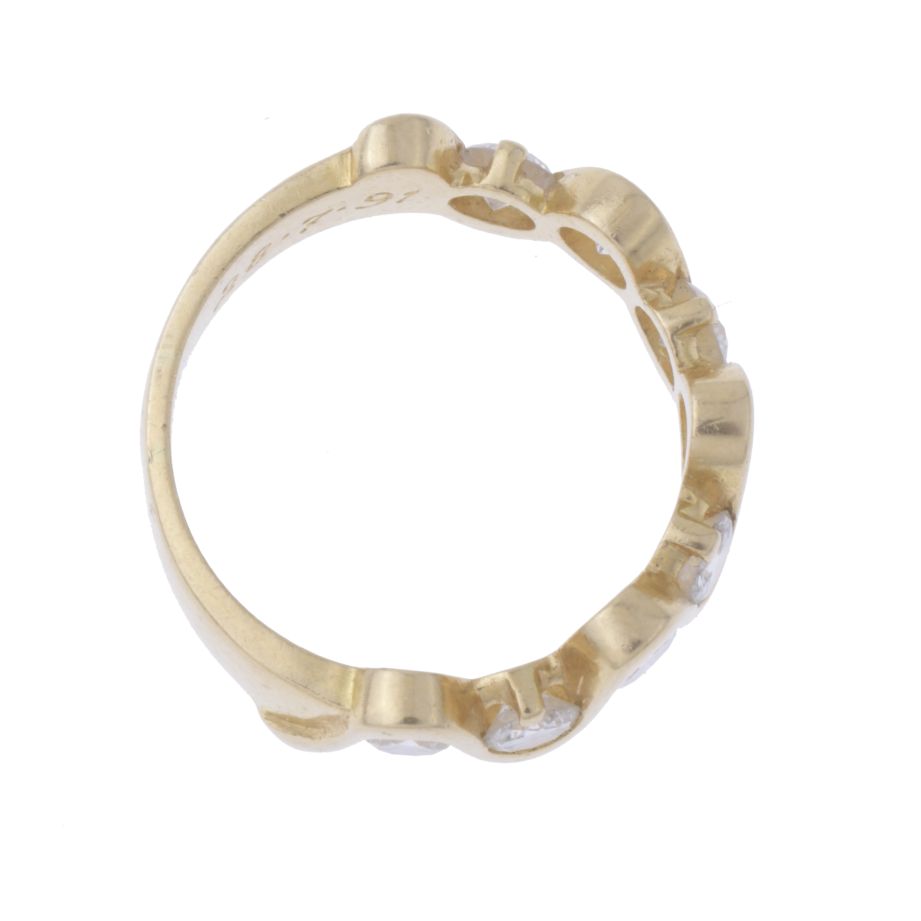 Media alianza con diamantes.