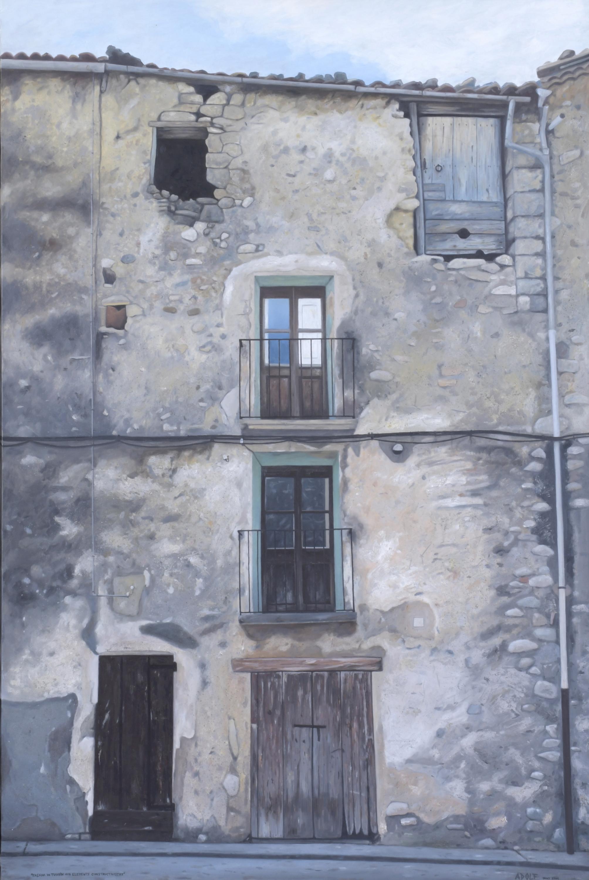 ESCUELA CATALANA, SIGLO XX. "Fachada de Tuixén con elemento