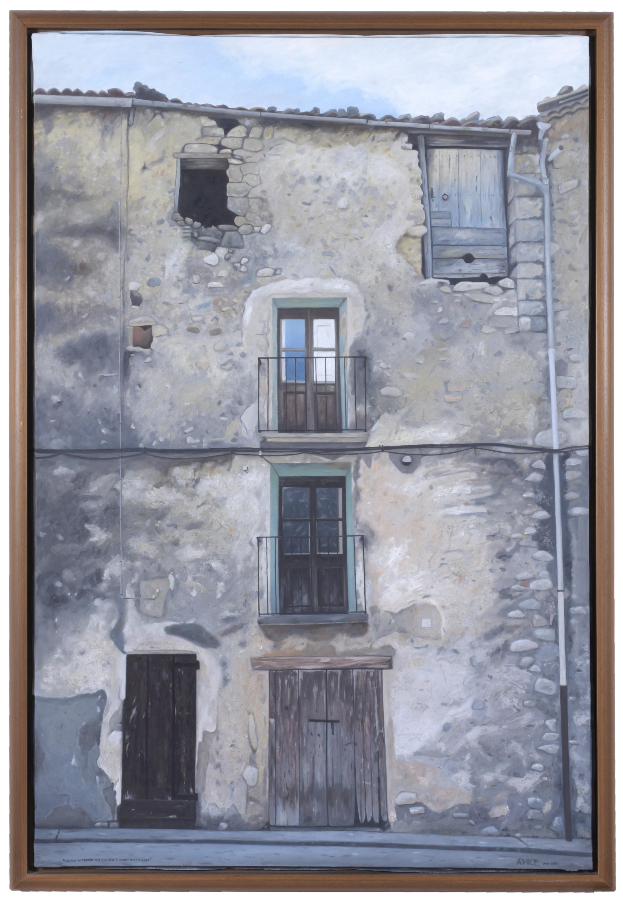 ESCUELA CATALANA, SIGLO XX. "Fachada de Tuixén con elemento