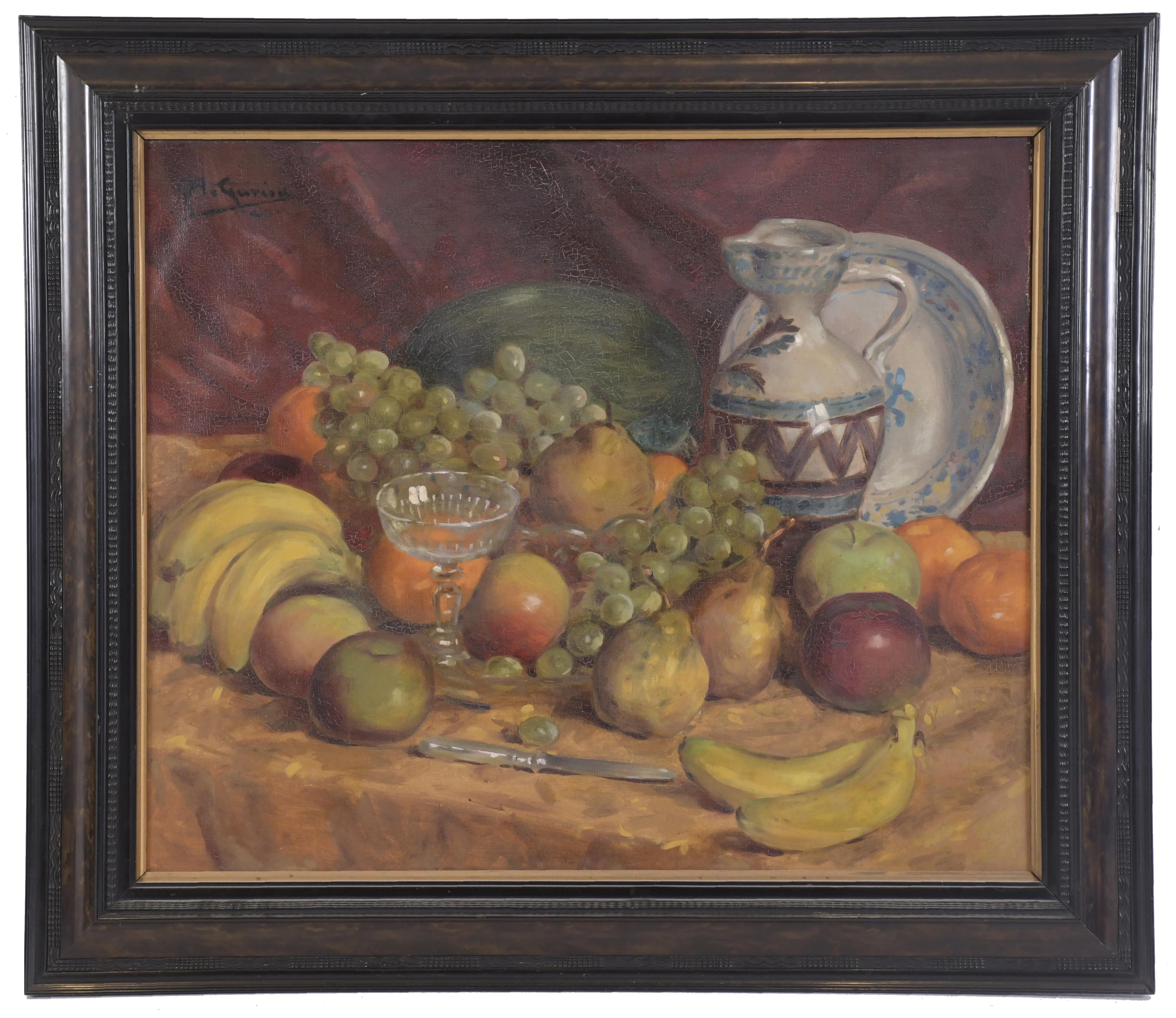 ANTONIO GARCIA GUTIERREZ (XX). "BODEGÓN FRUTAS Y LOZA", 194