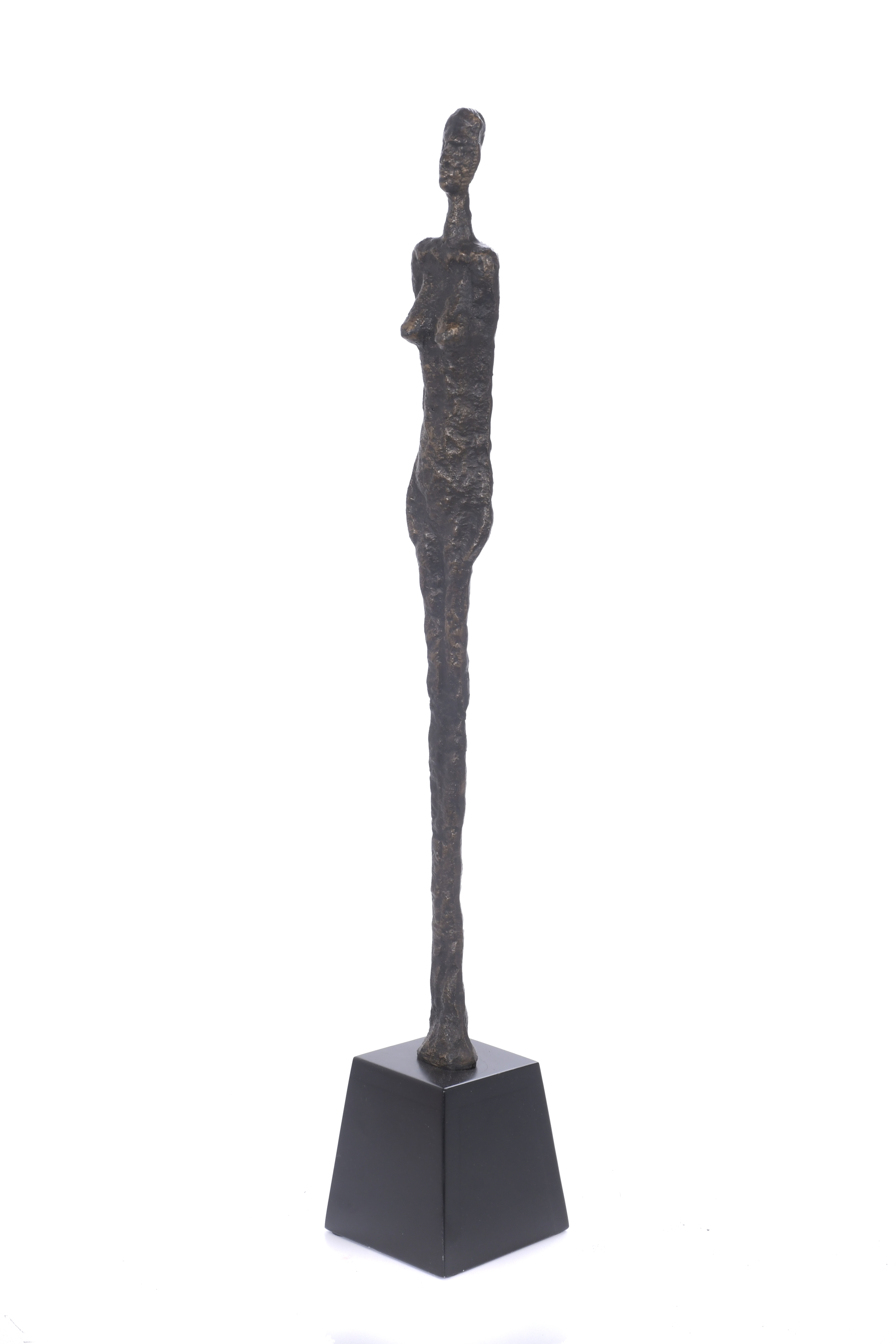 SIGUIENDO MODELOS DE ALBERTO GIACOMETTI (1901 - 1966). "MUJ