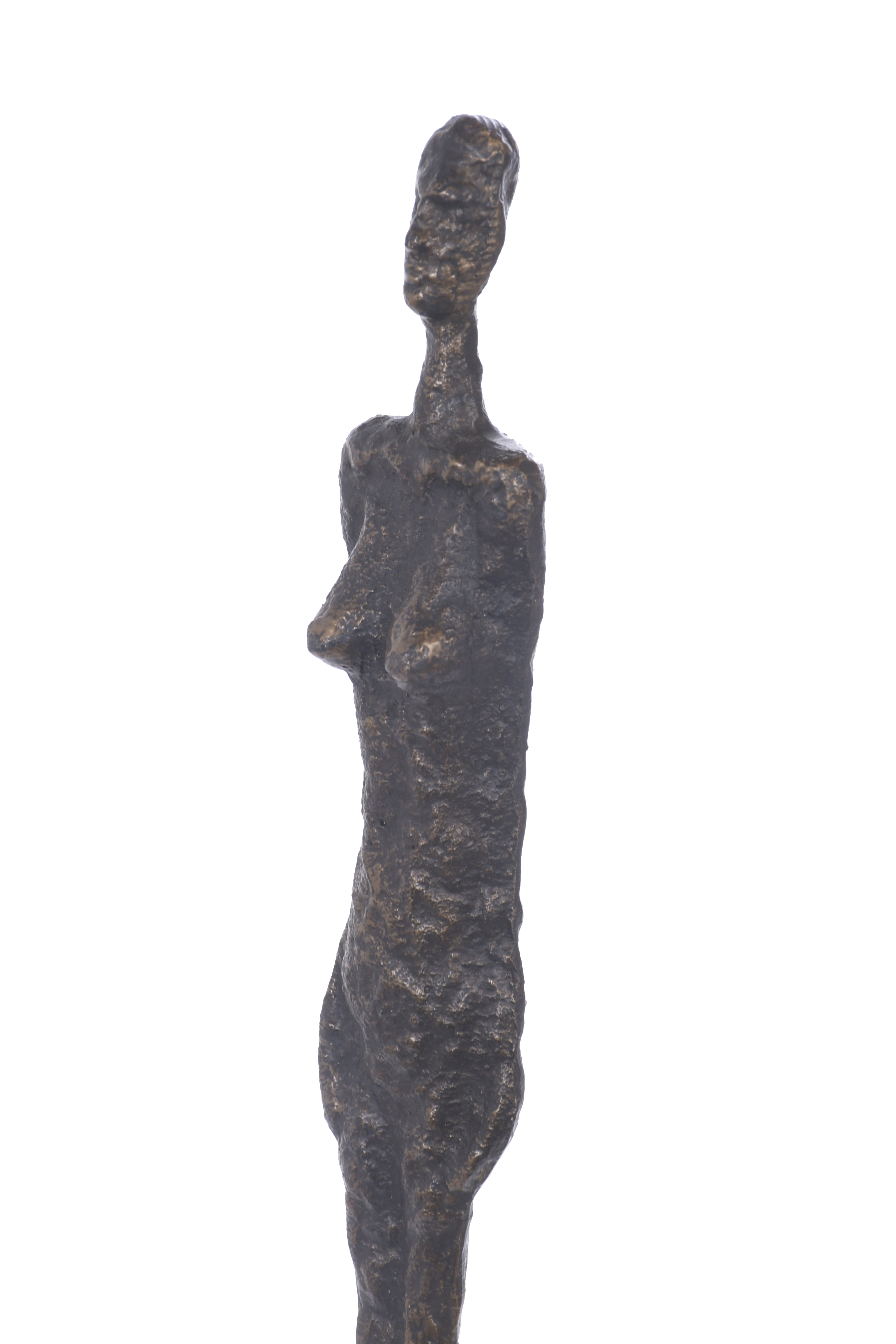 SIGUIENDO MODELOS DE ALBERTO GIACOMETTI (1901 - 1966). "MUJ