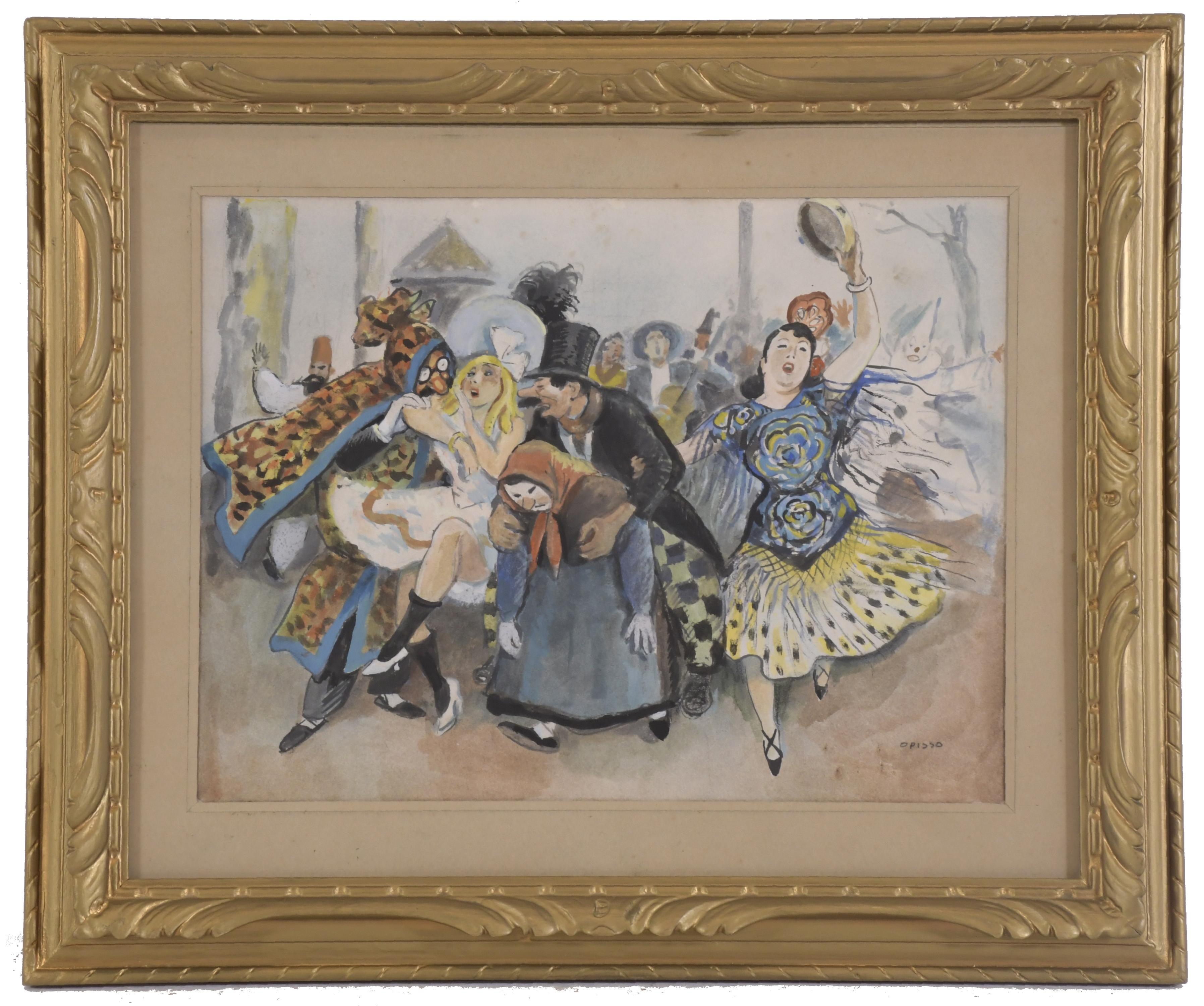 RICARD OPISSO (1880-1966). "CARNAVAL".