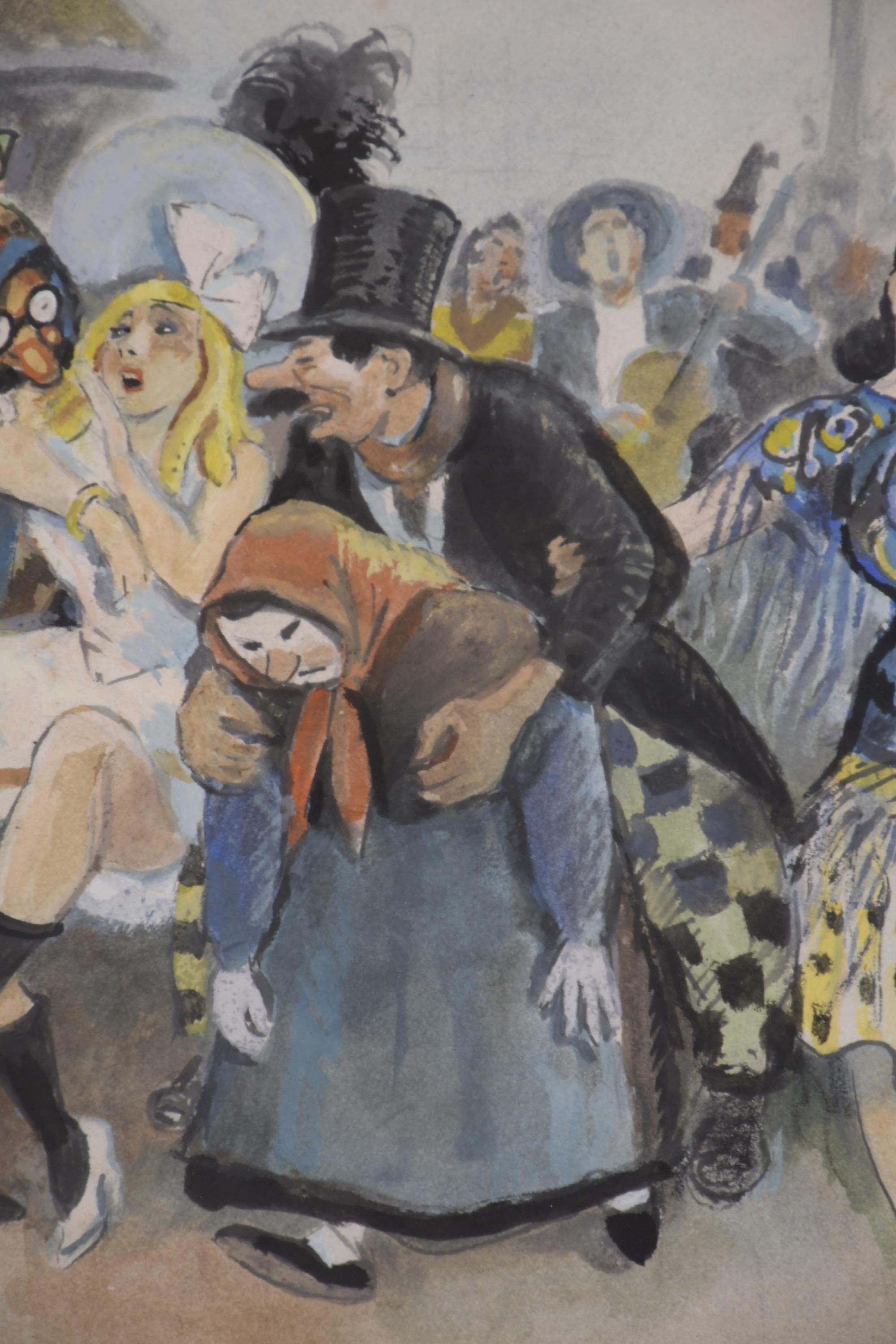 RICARD OPISSO (1880-1966). "CARNAVAL".