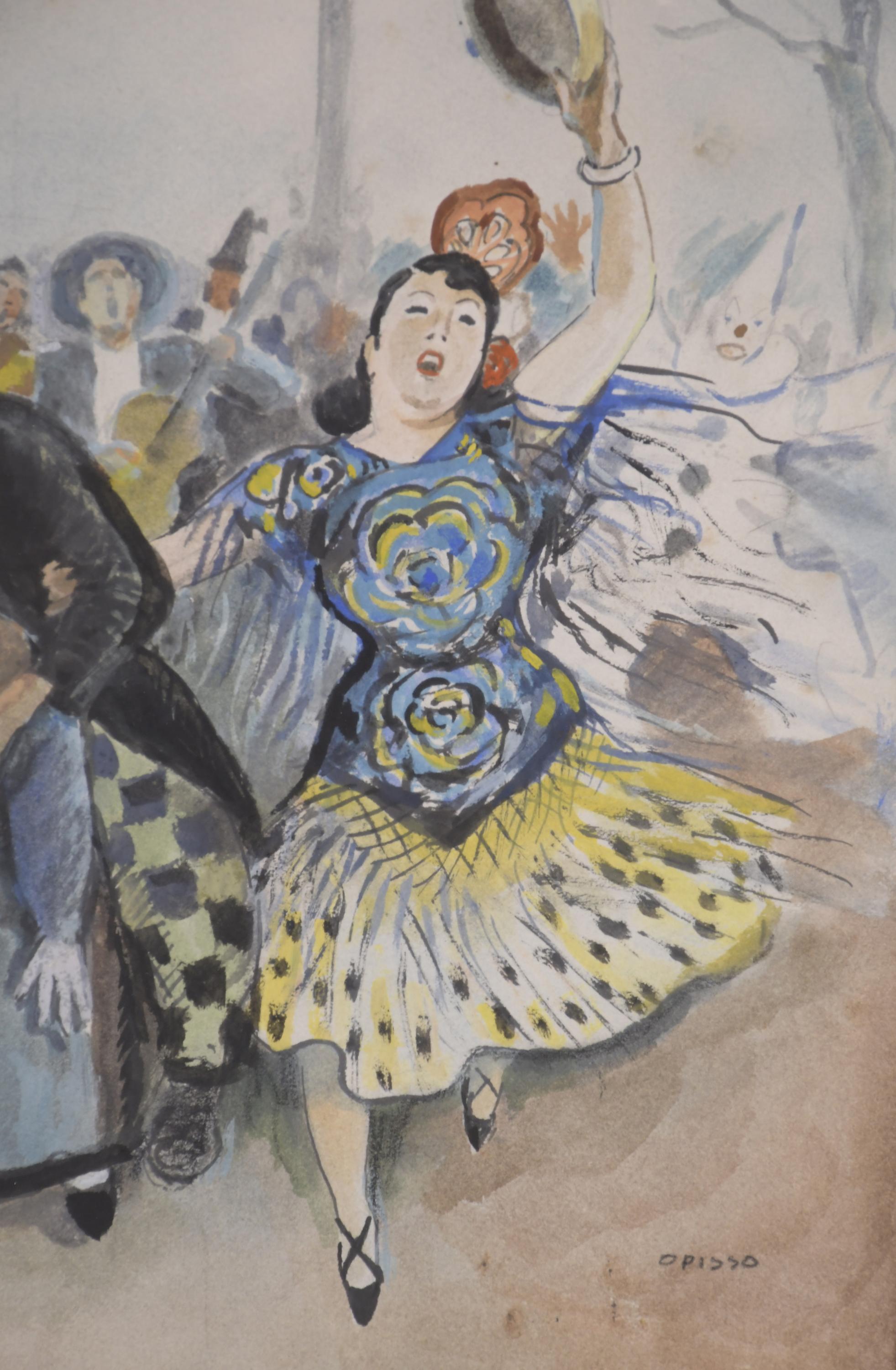 RICARD OPISSO (1880-1966). "CARNAVAL".